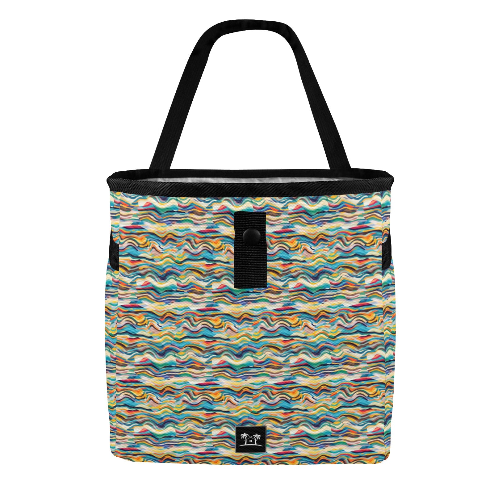 Car Trash Bag - Mosaic Waves