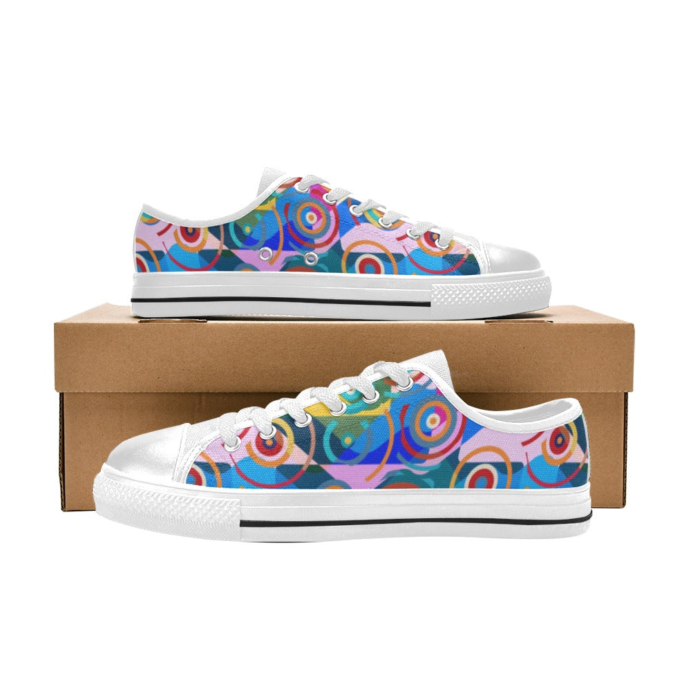 Kid's Low Top Canvas Shoes - Spin Doctor