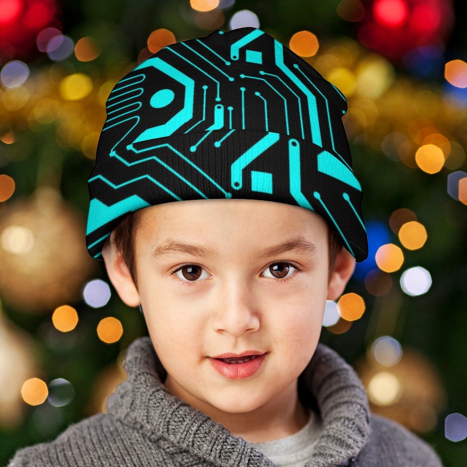 Kids' Knit Beanie - TRON