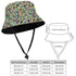 Kid's Bucket Hat - Neon Nexus