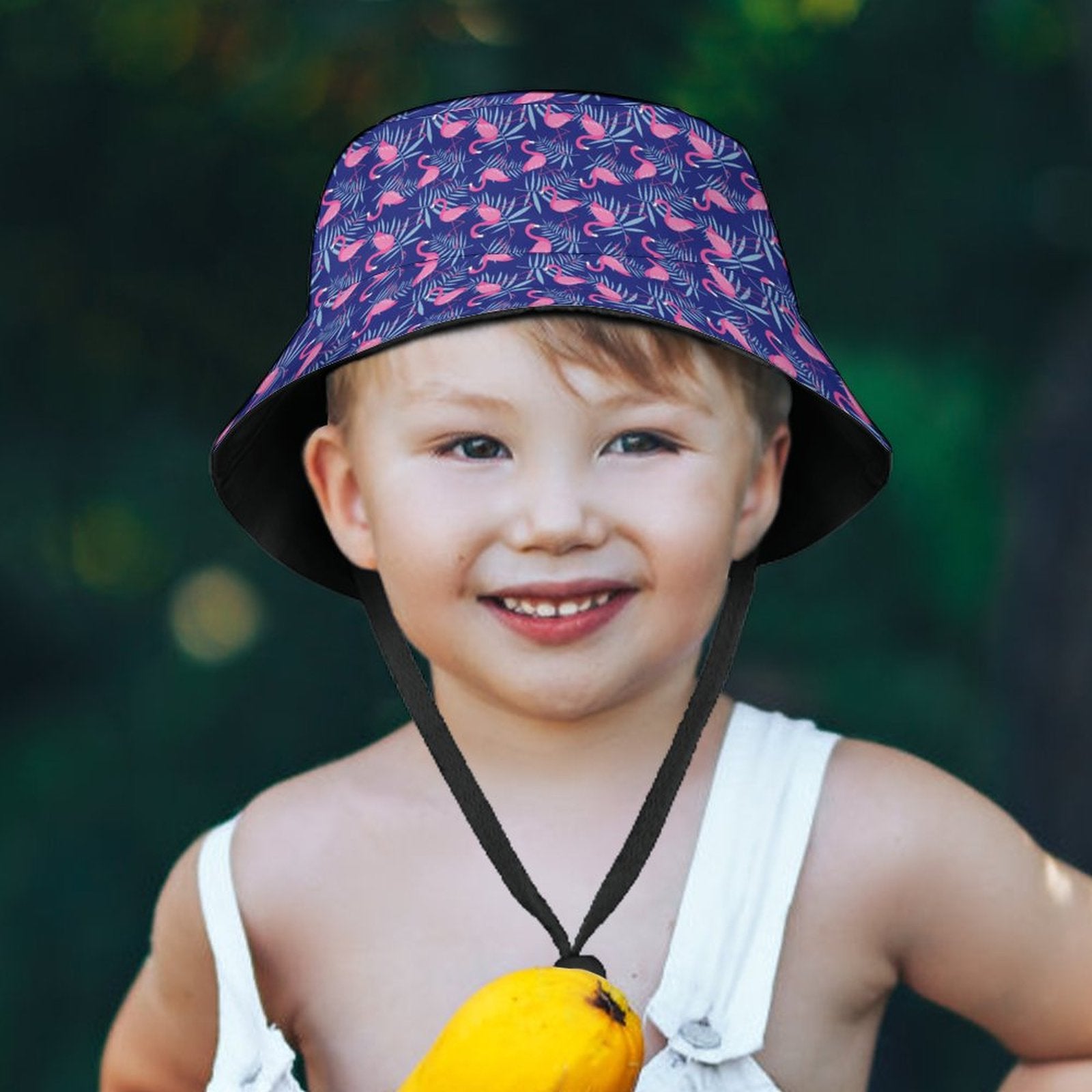 Kid's Bucket Hat - Flamingo Frolic