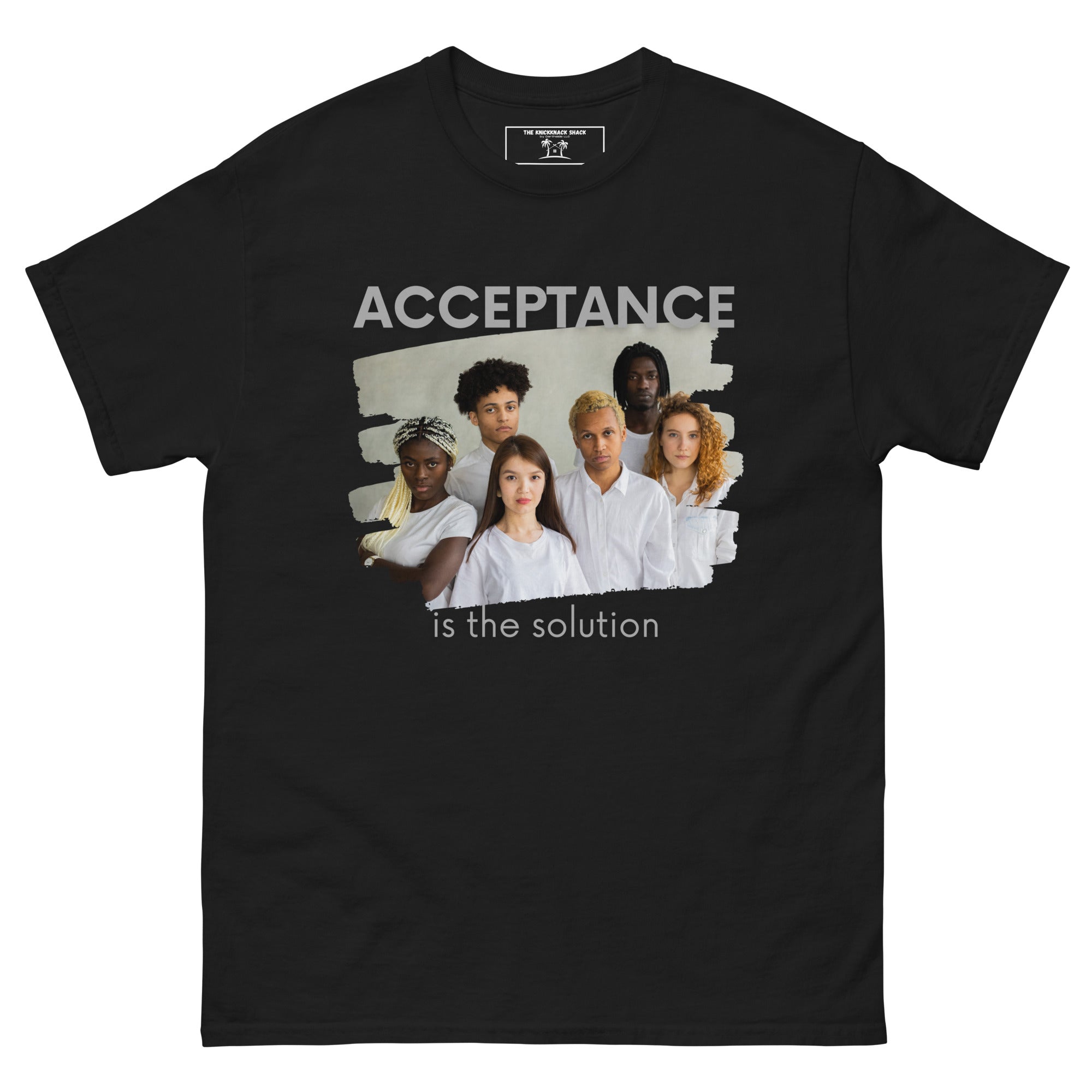 Tee-shirt classique - Acceptation (couleurs sombres)