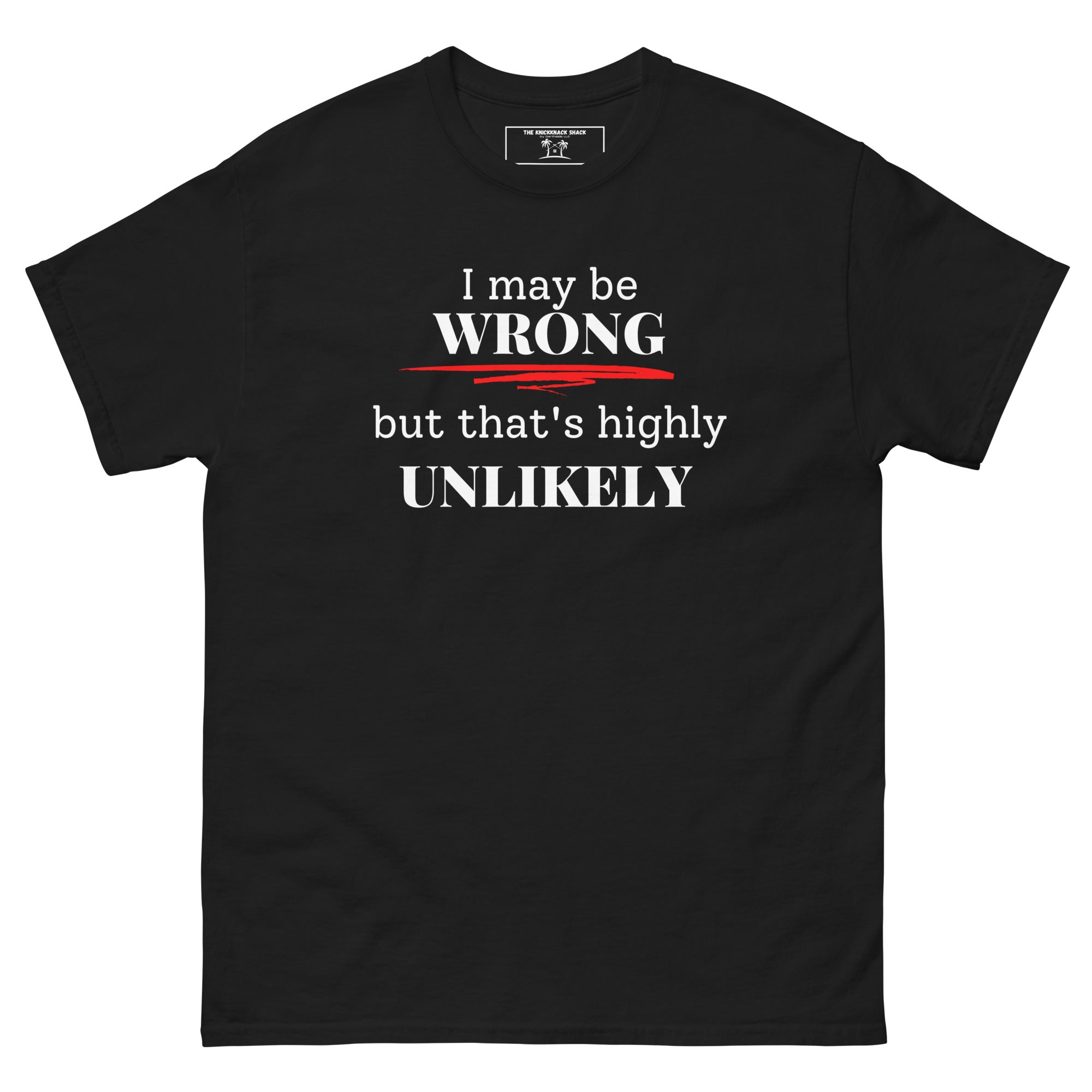 Camiseta clásica - Puedo estar equivocado (colores oscuros)