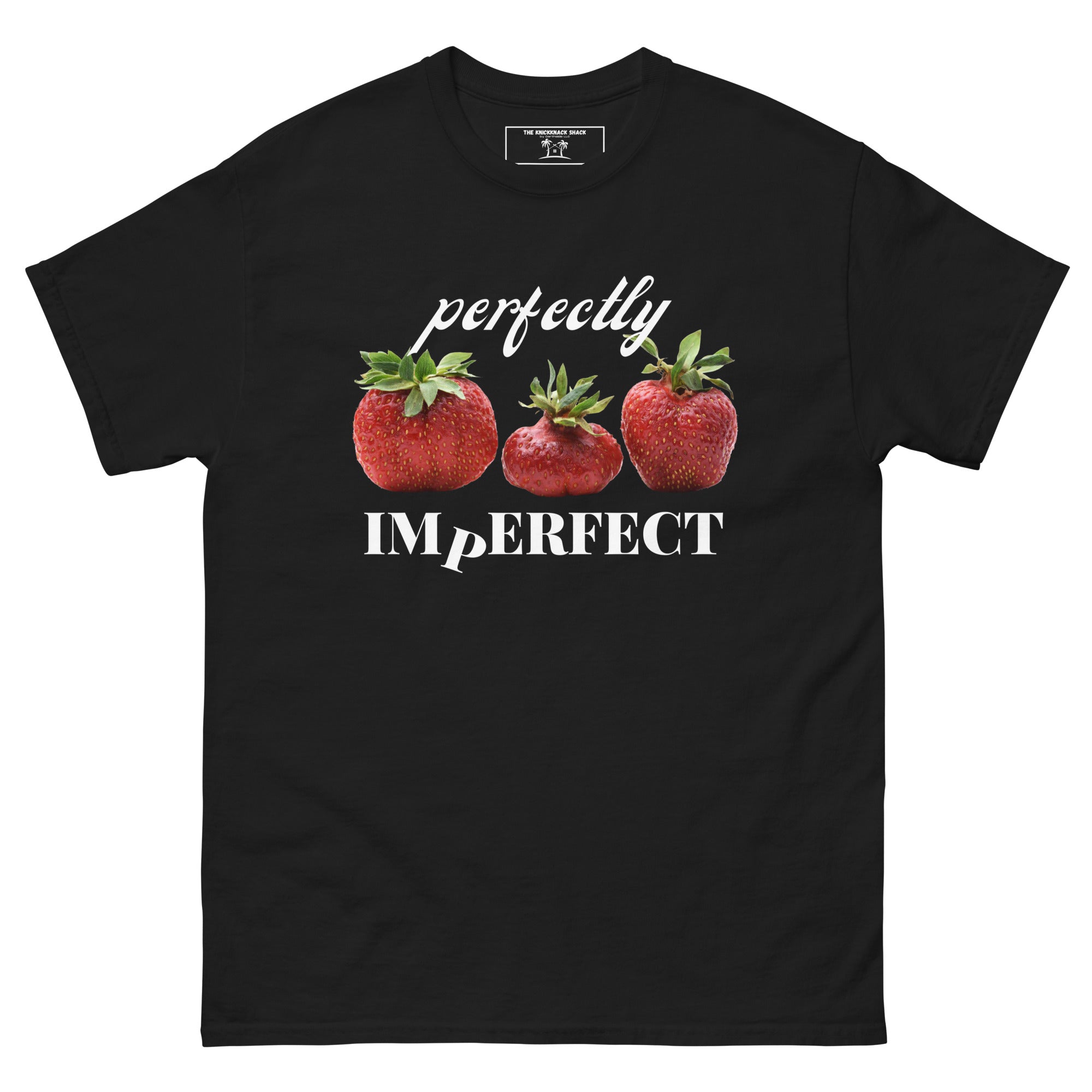 Camiseta clásica - Perfectamente imperfecta (Estilo 1) (Colores oscuros)