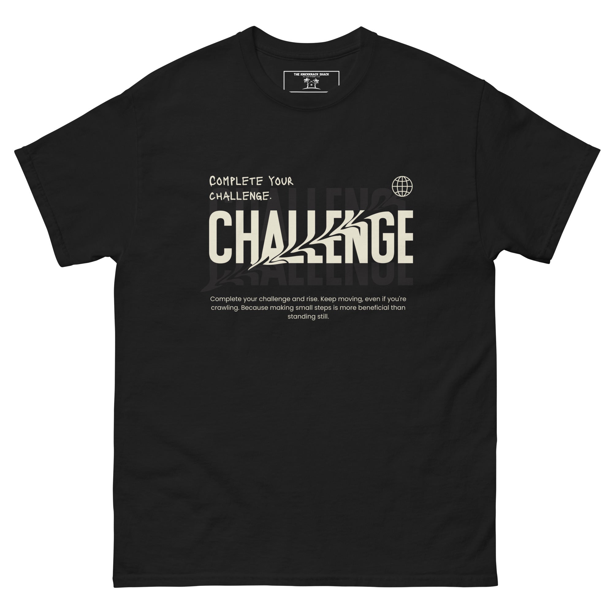 Camiseta clásica: completa tu desafío (colores oscuros)