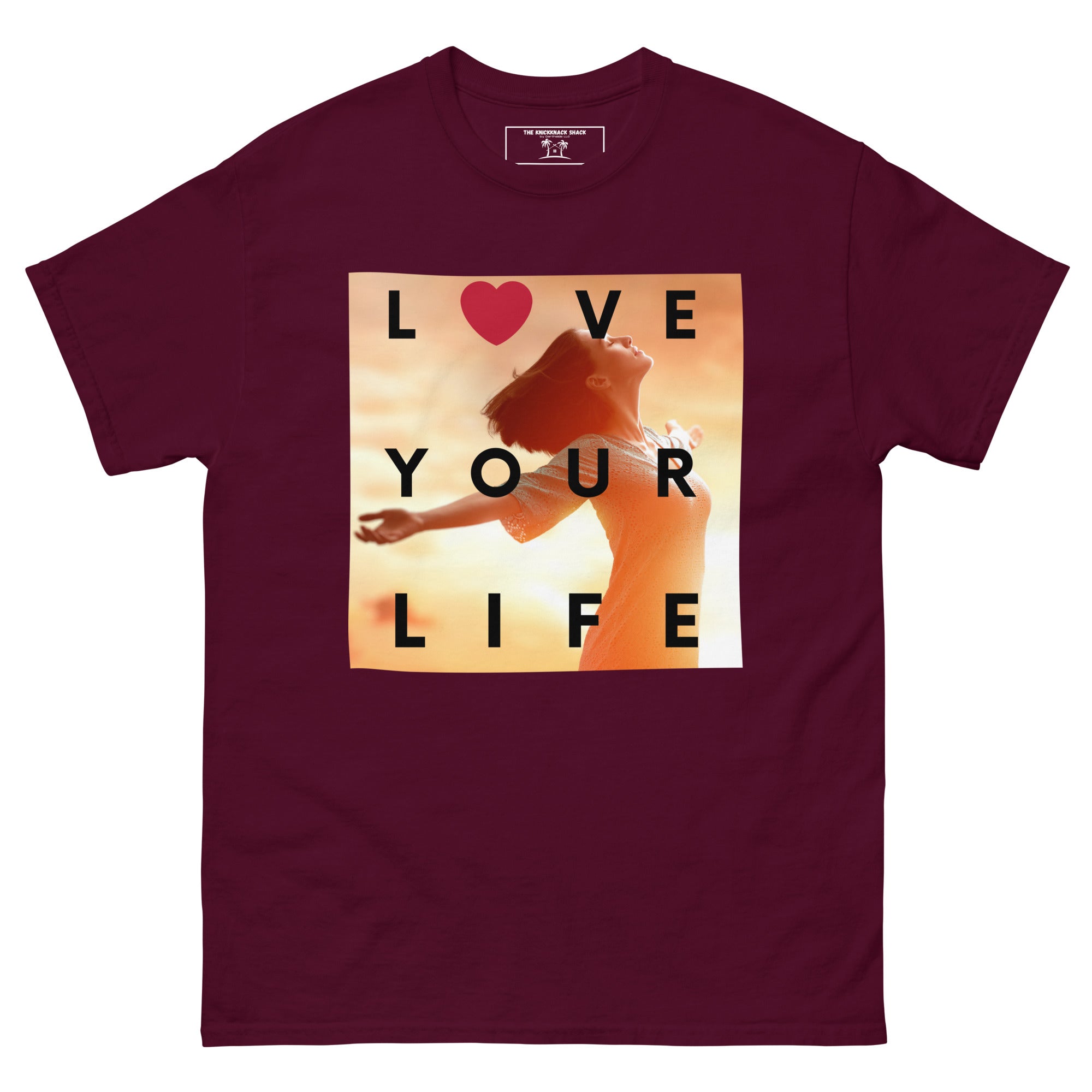 Camiseta clásica - Ama tu vida (colores oscuros)