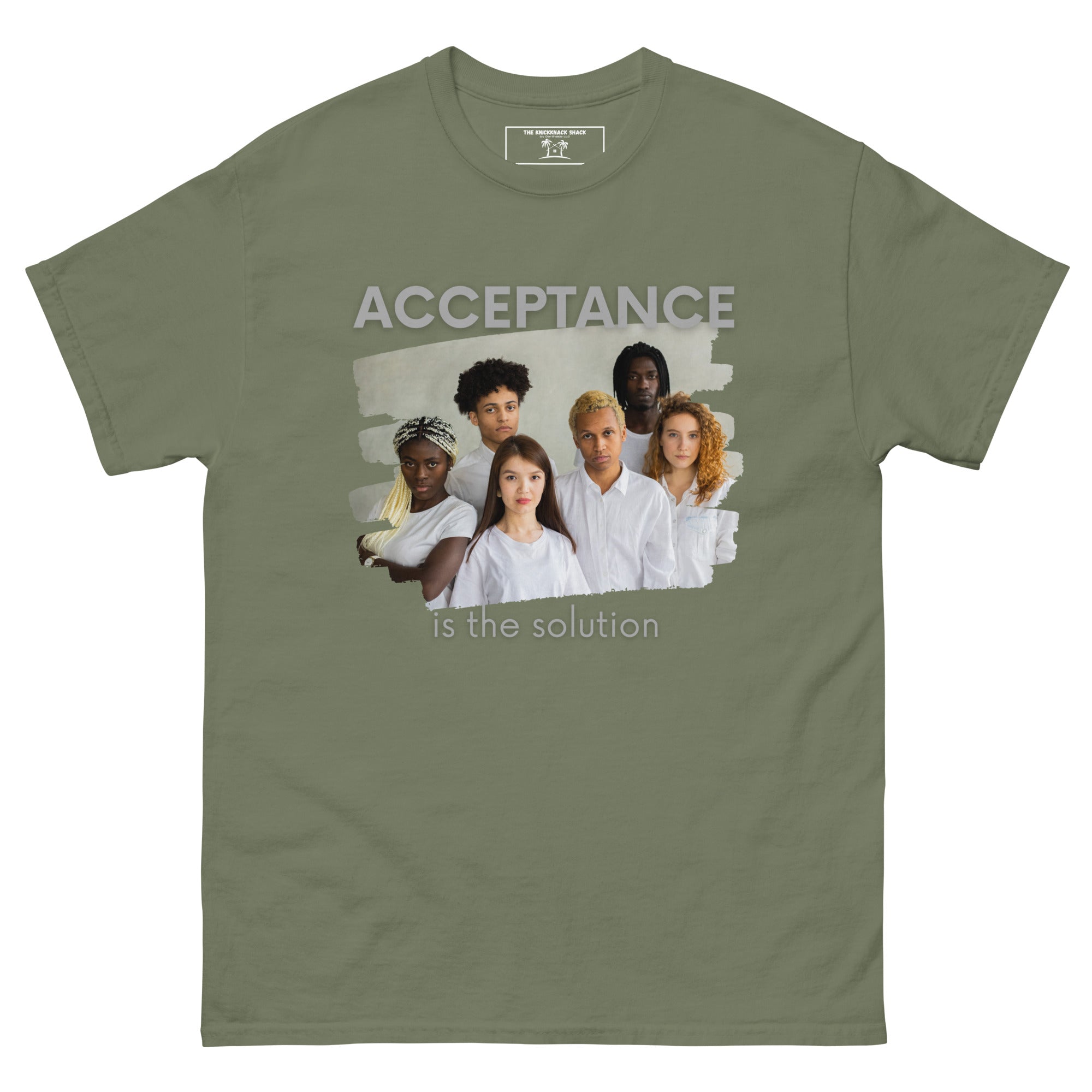 Tee-shirt classique - Acceptation (couleurs sombres)