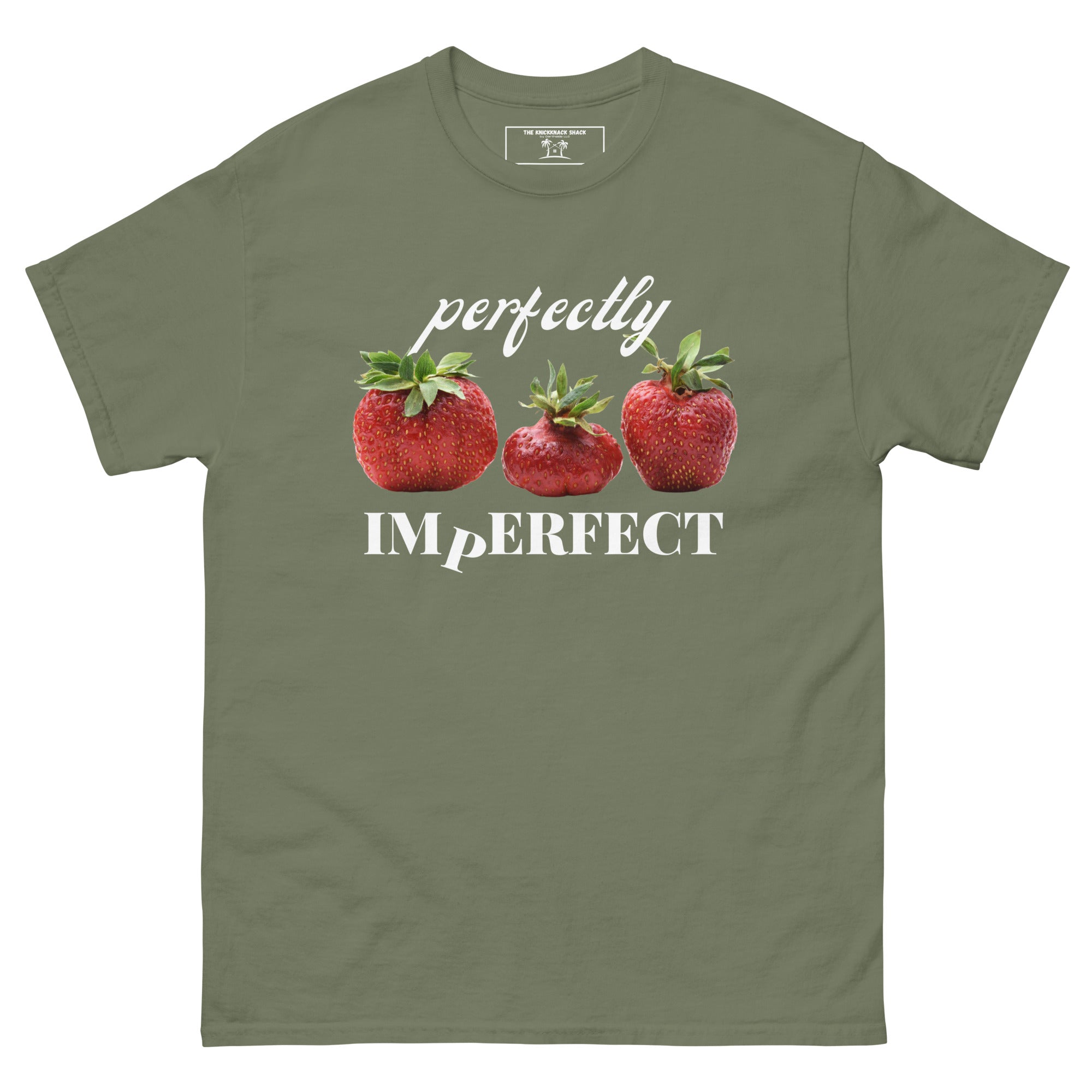 Camiseta clásica - Perfectamente imperfecta (Estilo 1) (Colores oscuros)