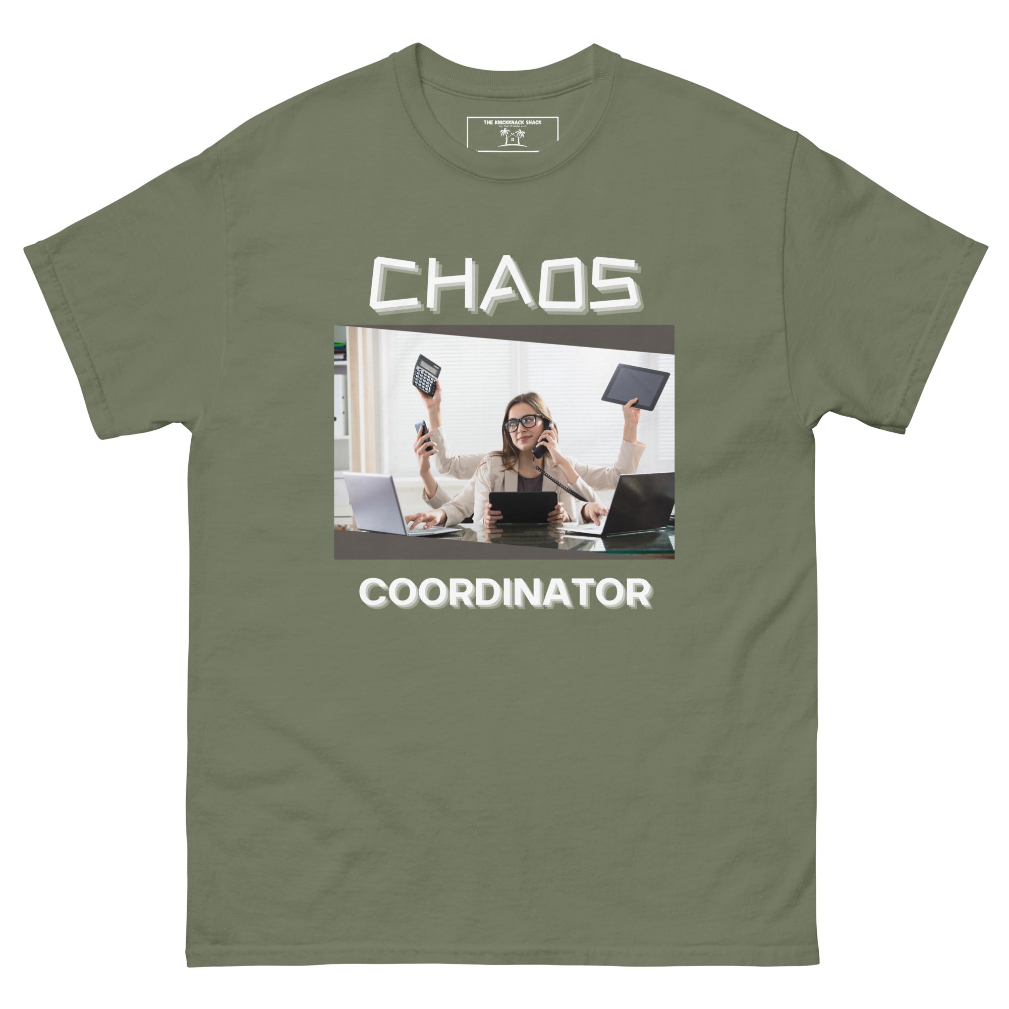 Classic Tee - Chaos Coordinator (Dark Colors)