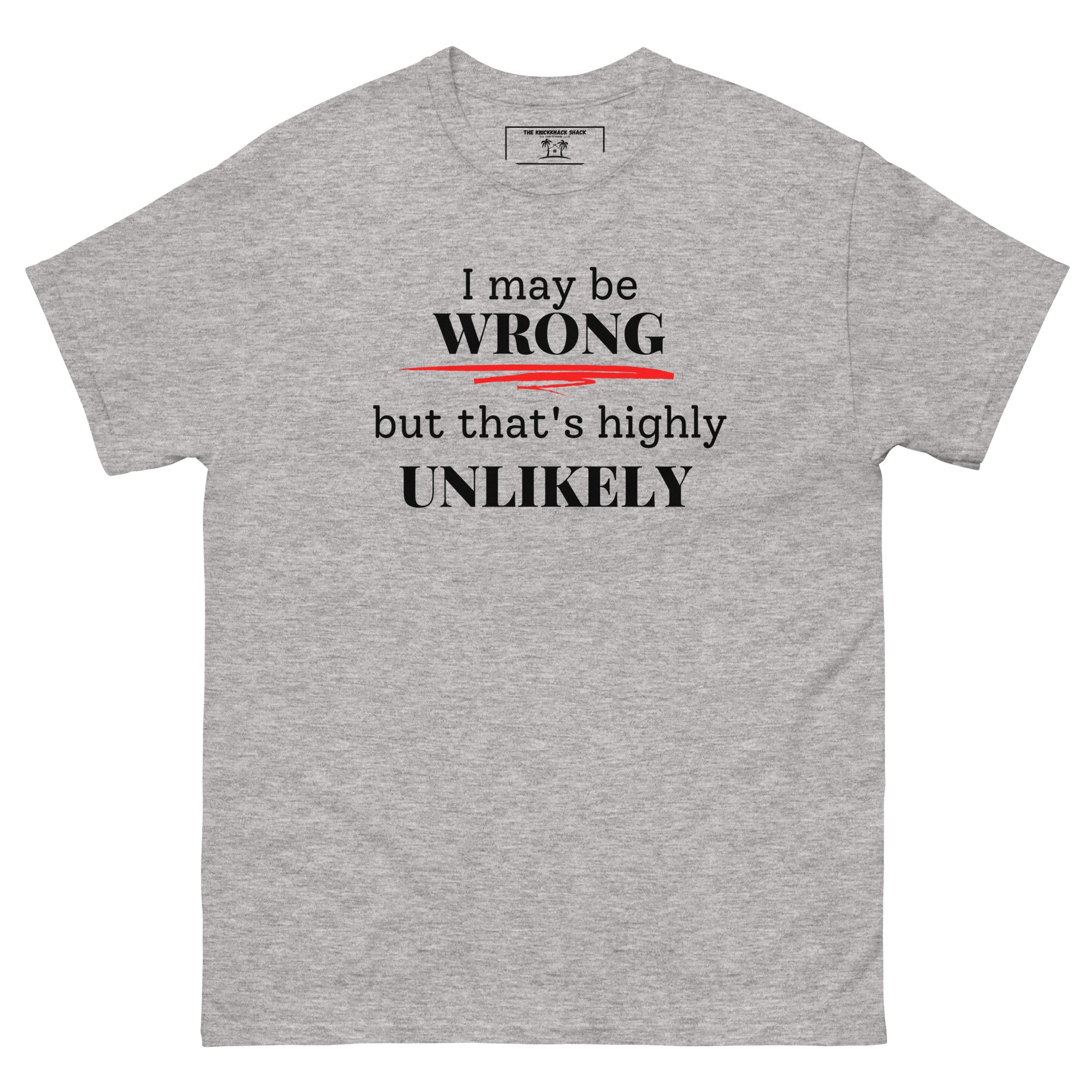 Camiseta clásica - Puedo estar equivocado (colores claros)