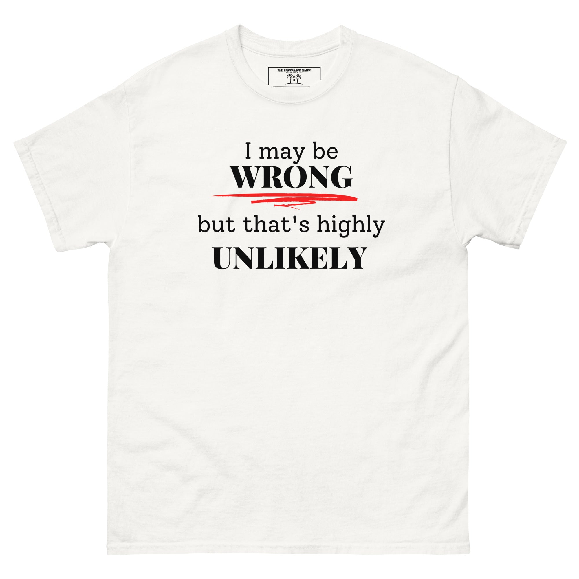 Classic Tee - I May Be Wrong (Light Colors)