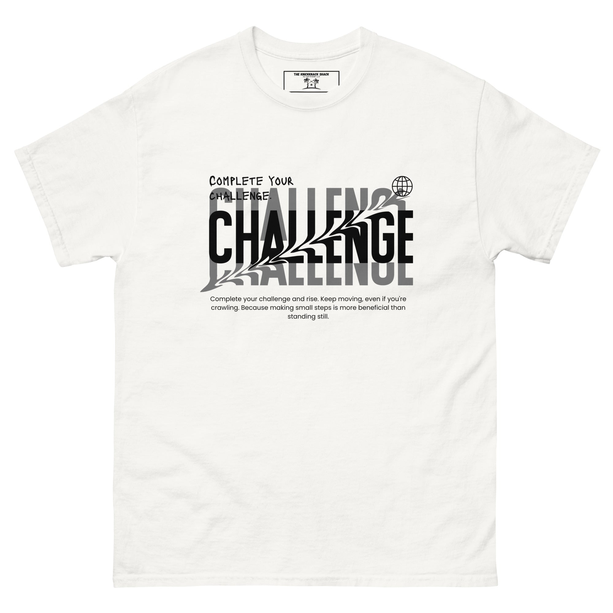 Camiseta clásica: completa tu desafío (colores claros)