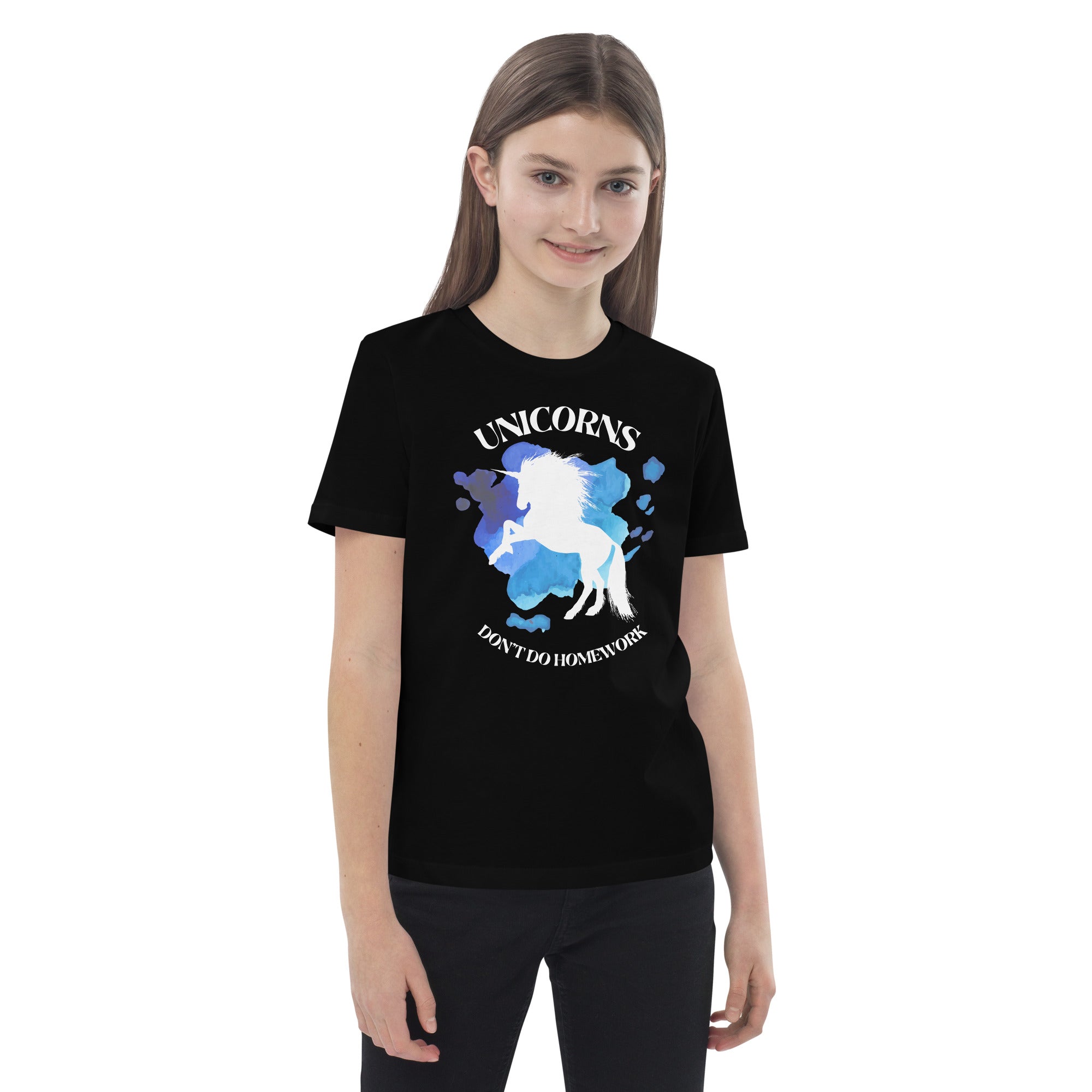 Organic Cotton Kids T-Shirt - Unicorns DK