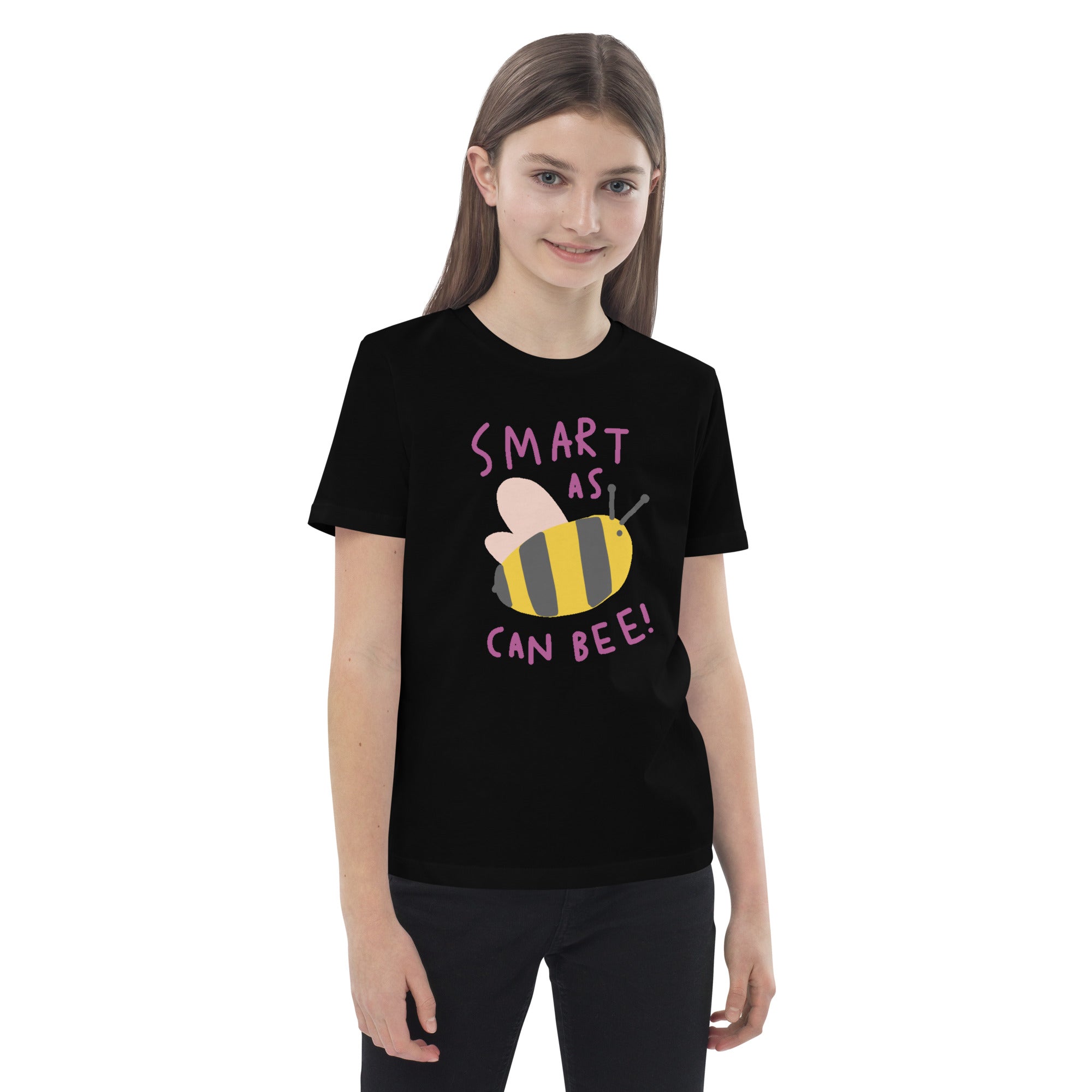 Organic Cotton Kids T-Shirt - Smart As Can Bee DK