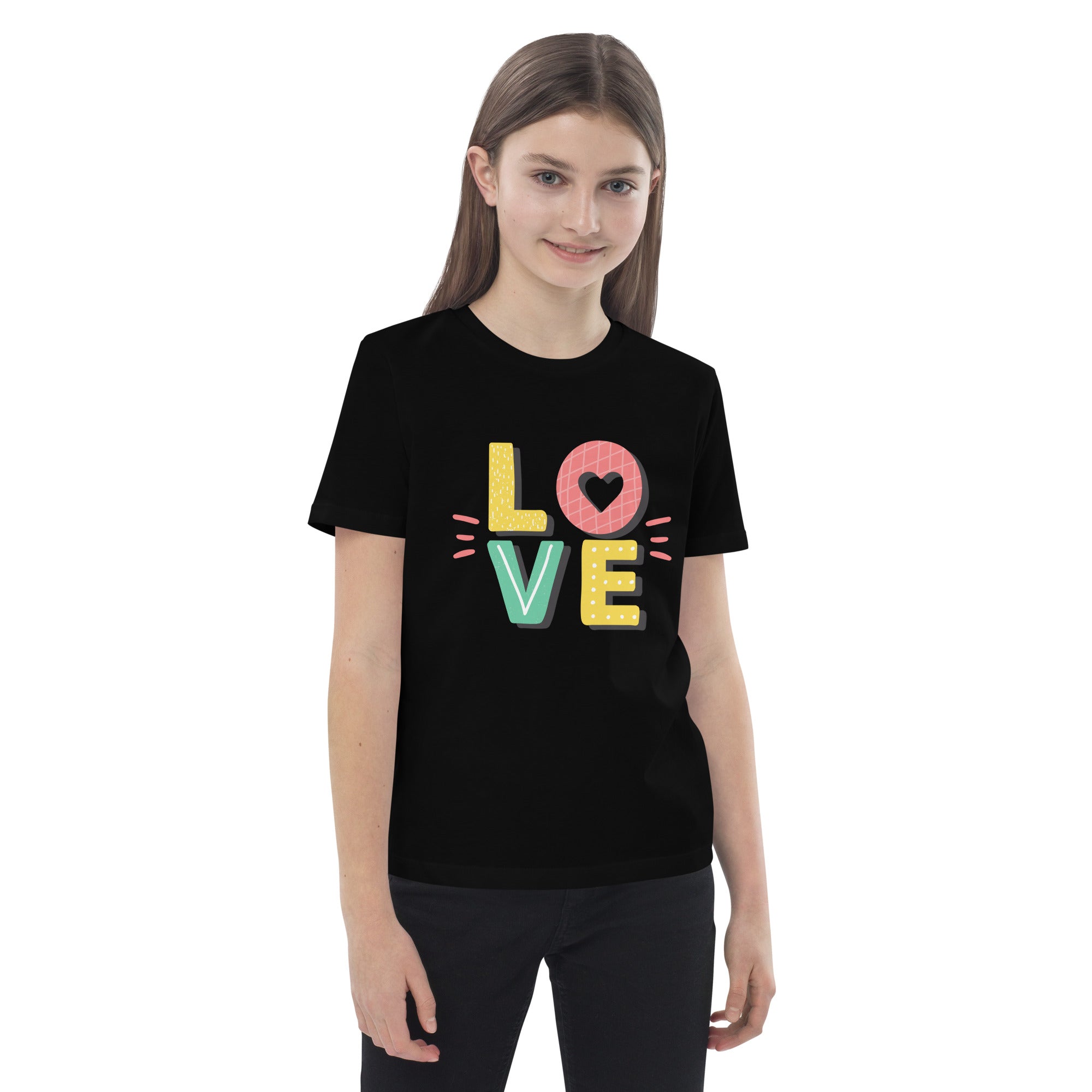 Organic Cotton Kids T-Shirt - LOVE DK