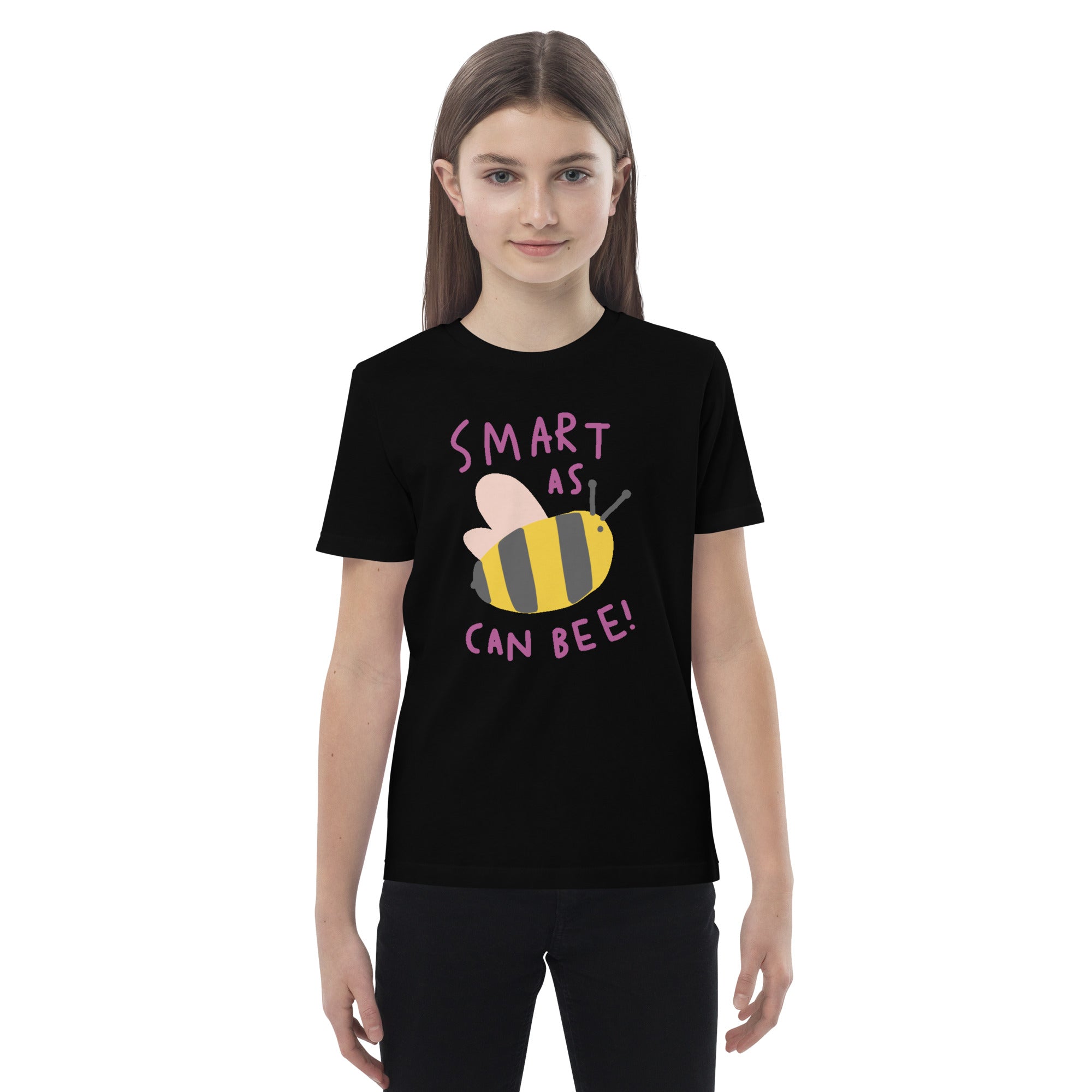 Organic Cotton Kids T-Shirt - Smart As Can Bee DK