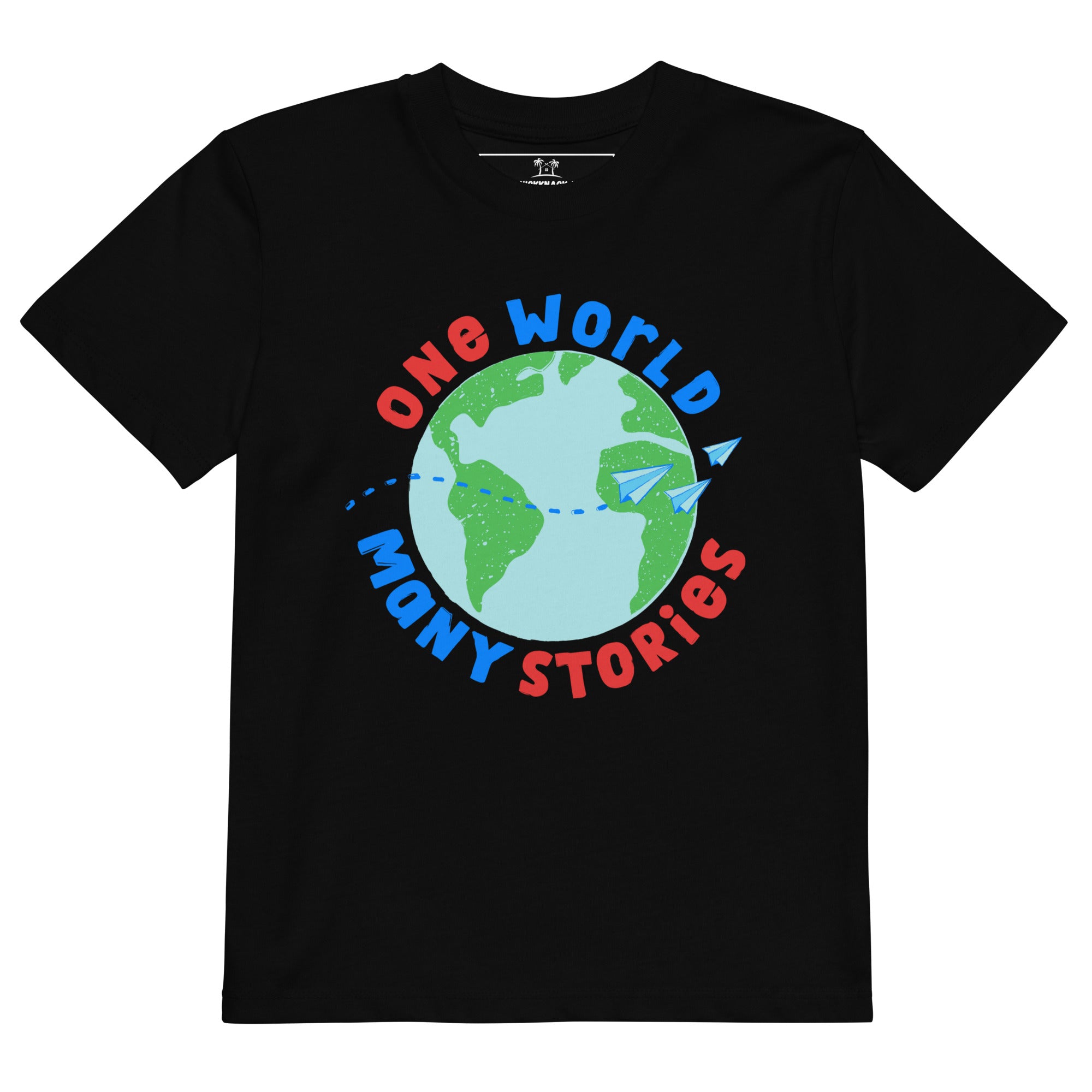 Organic Cotton Kids T-Shirt - One World So Many Stories DK