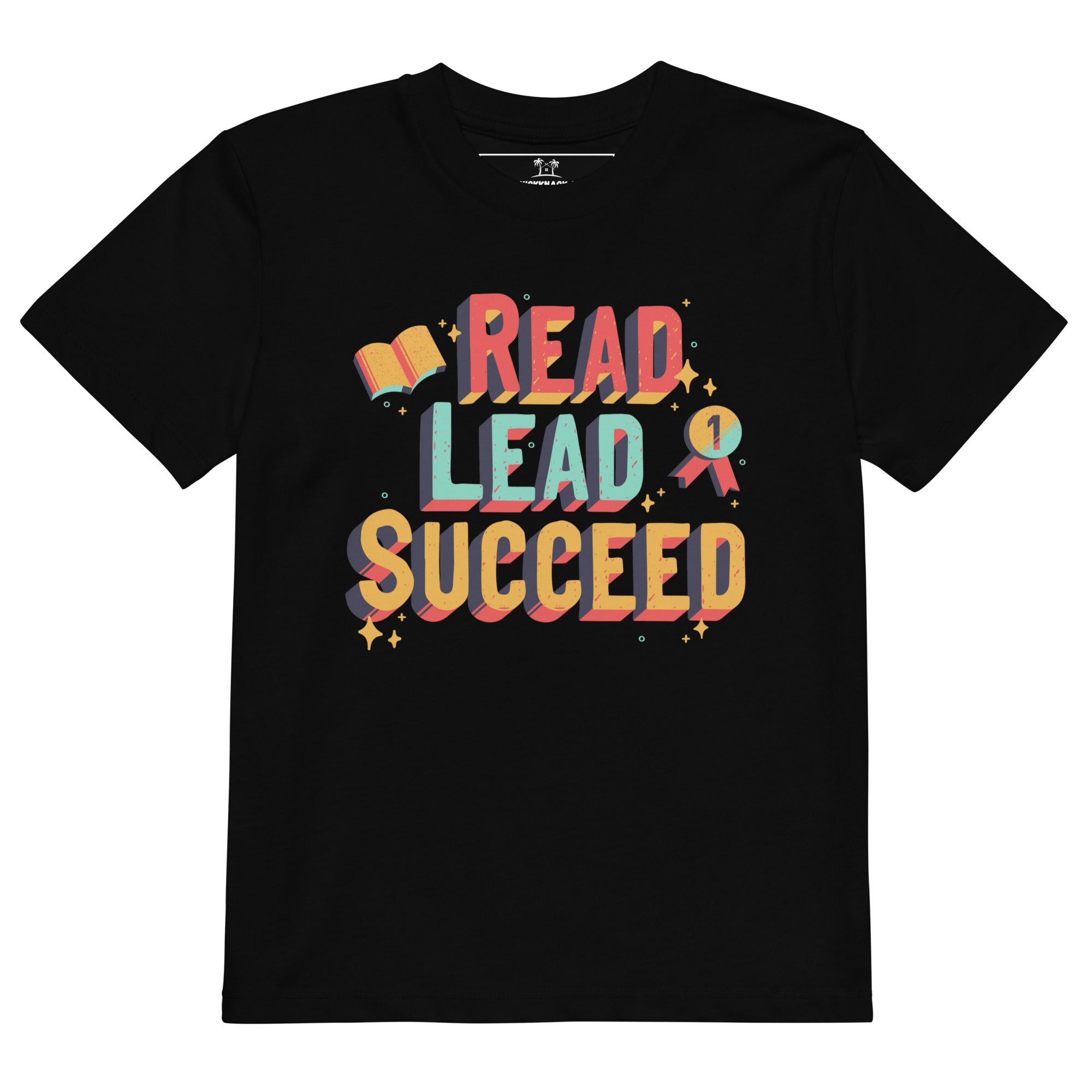 Organic Cotton Kids T-Shirt - Read Lead Succeed DK