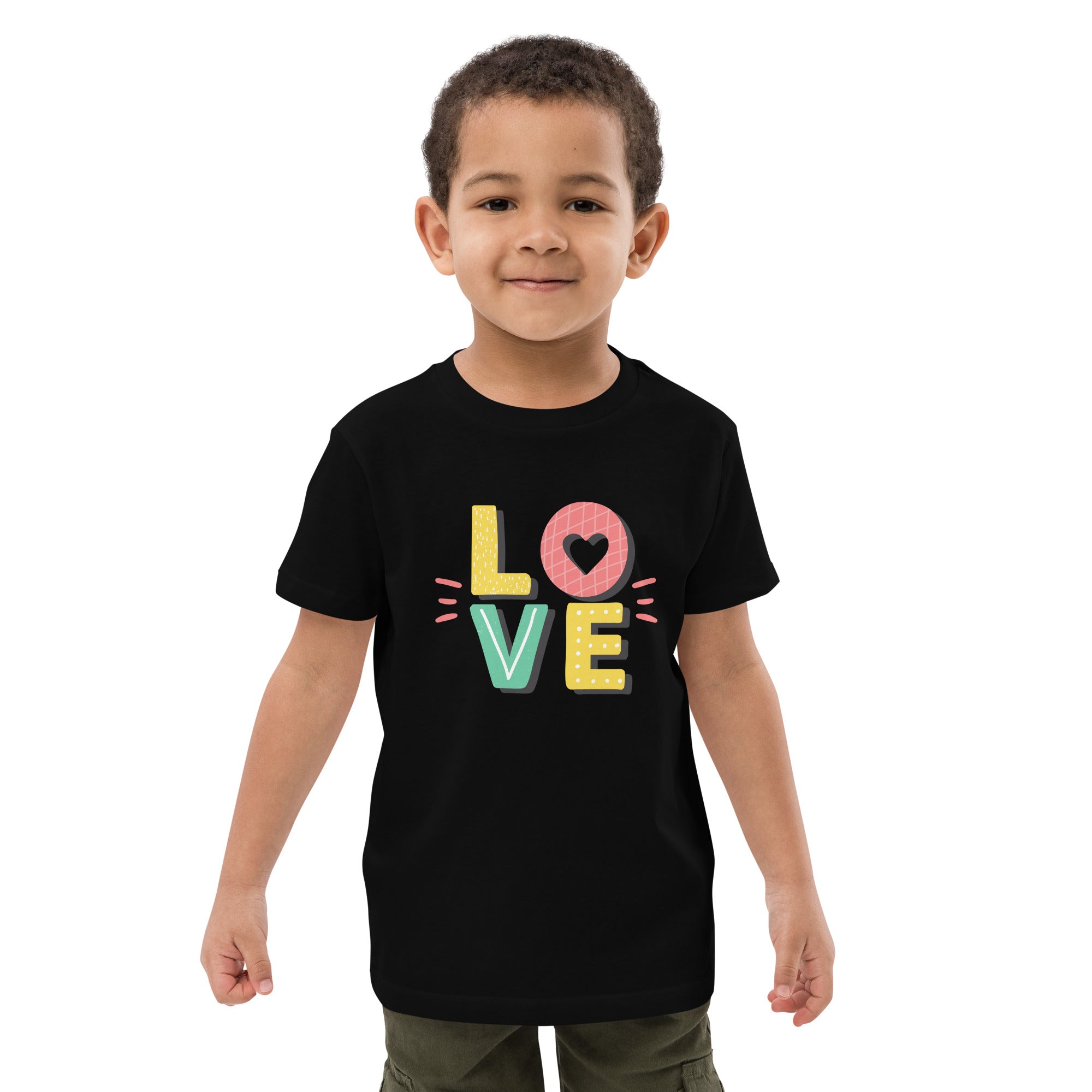 Organic Cotton Kids T-Shirt - LOVE DK