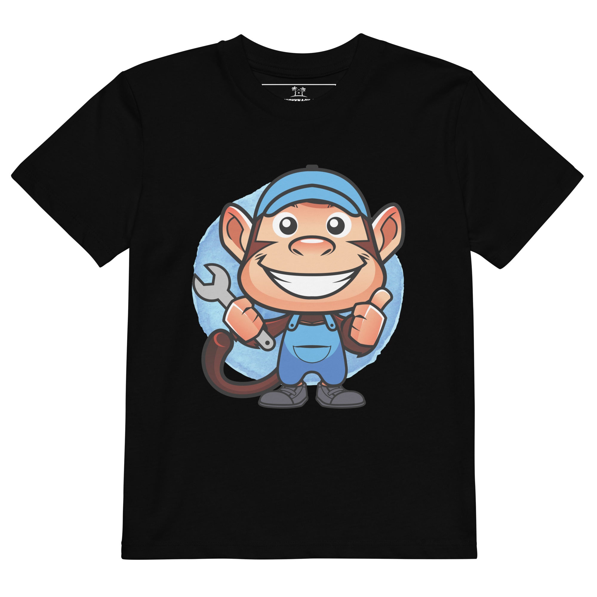 Organic Cotton Kids T-Shirt - Mechanic Monkey DK