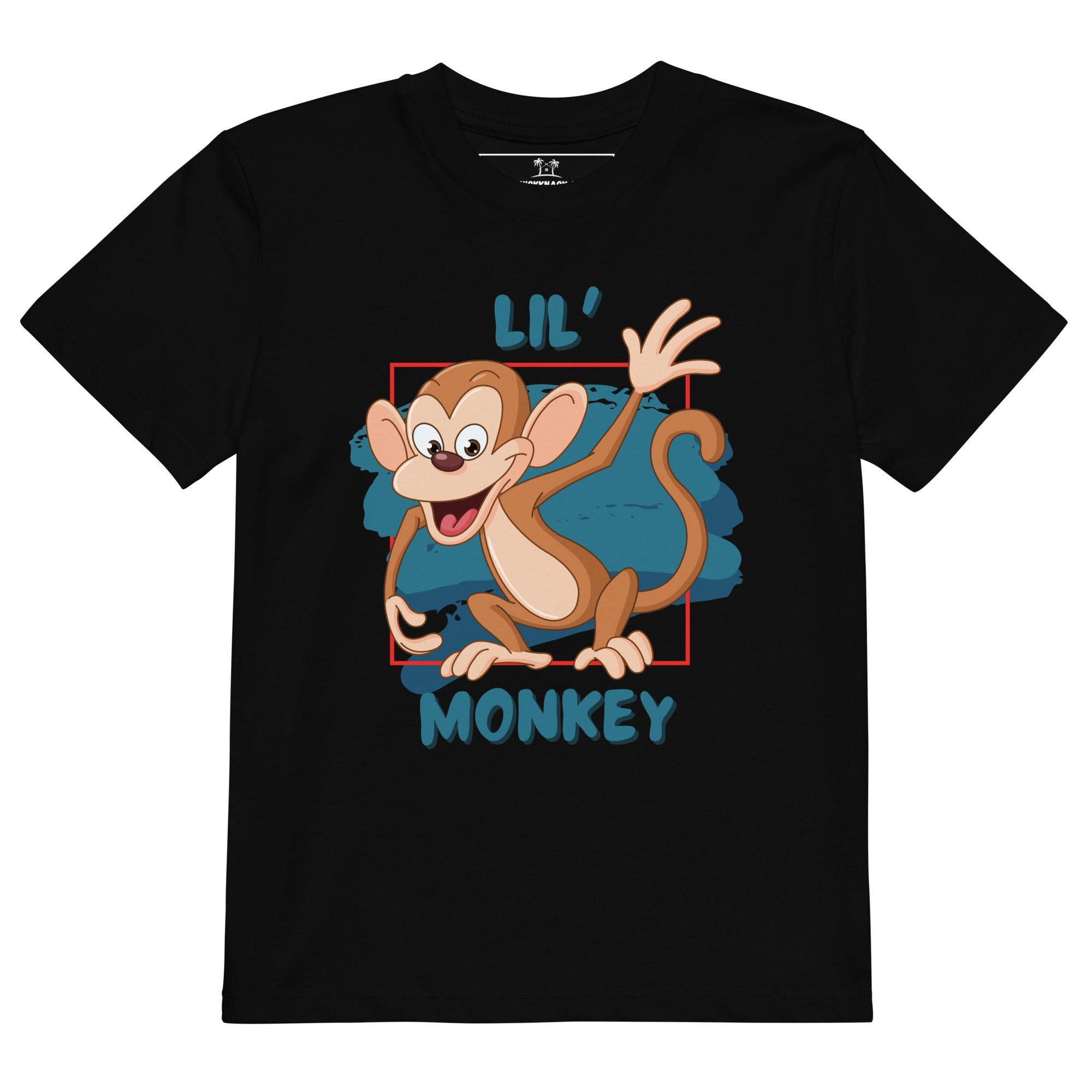 Organic Cotton Kids T-Shirt - Lil' Monkey DK