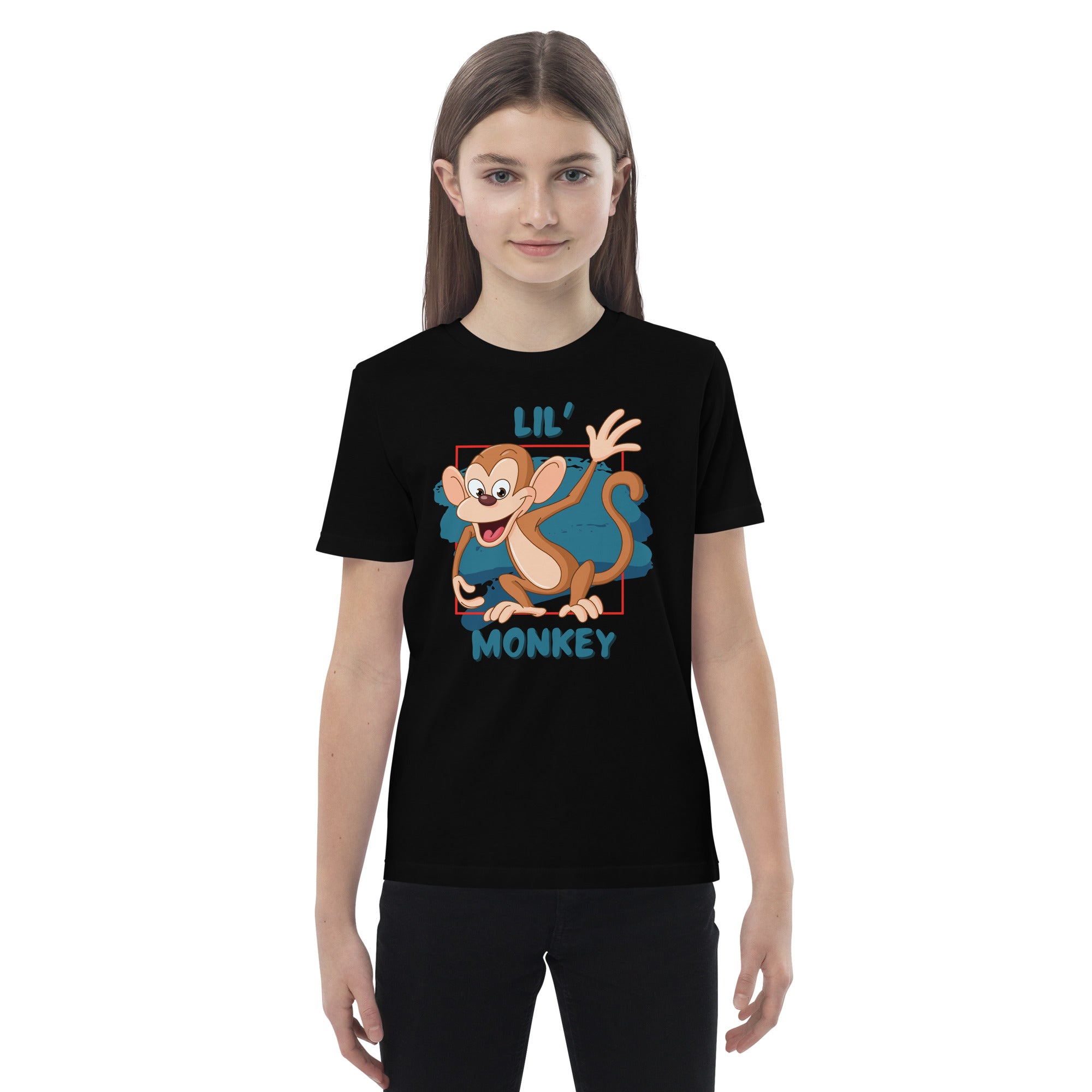 Organic Cotton Kids T-Shirt - Lil' Monkey DK