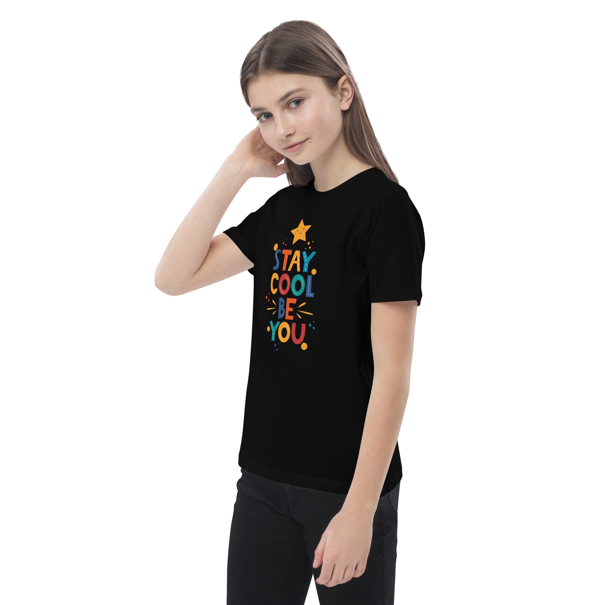 Organic Cotton Kids T-Shirt - Stay Cool Be You DK