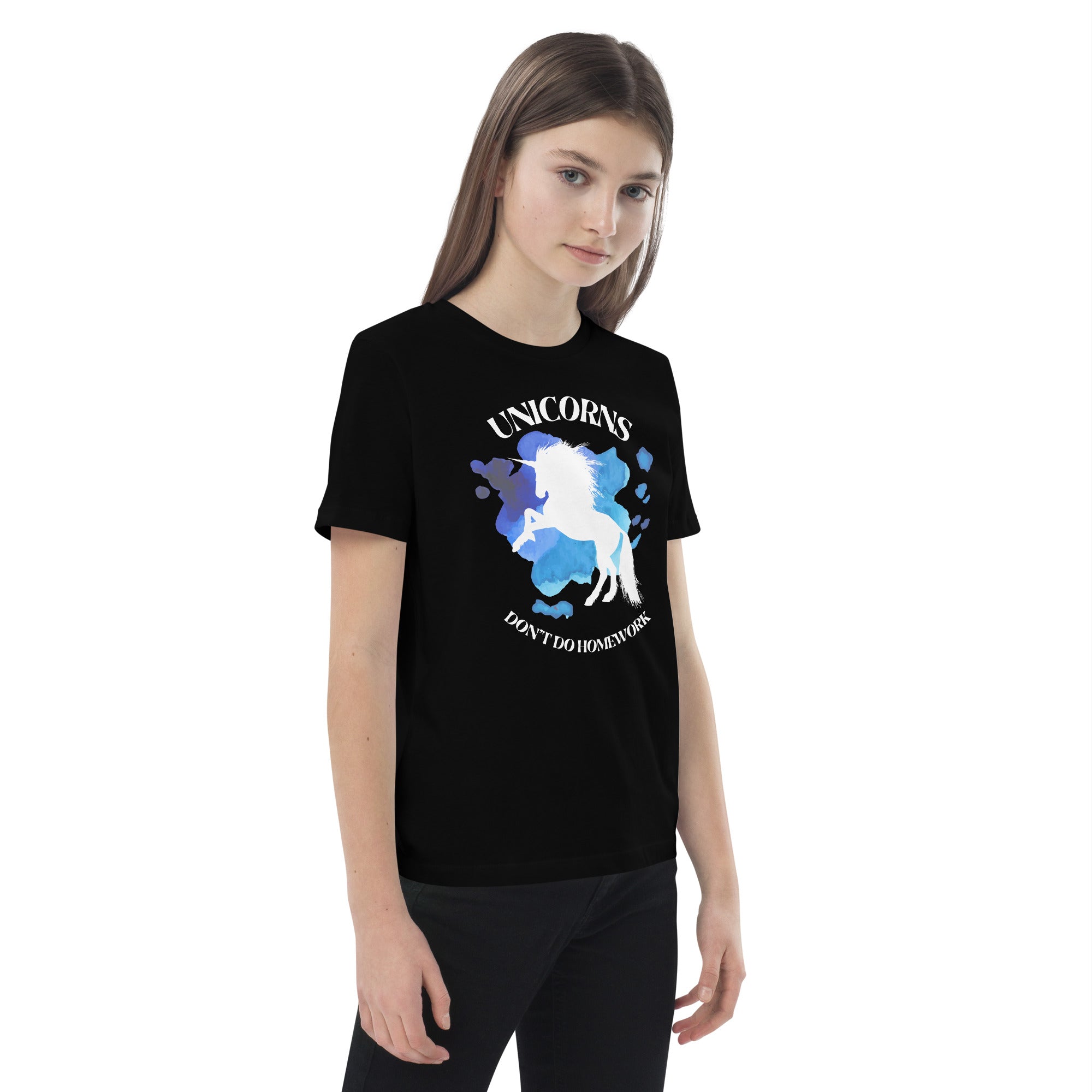 Organic Cotton Kids T-Shirt - Unicorns DK