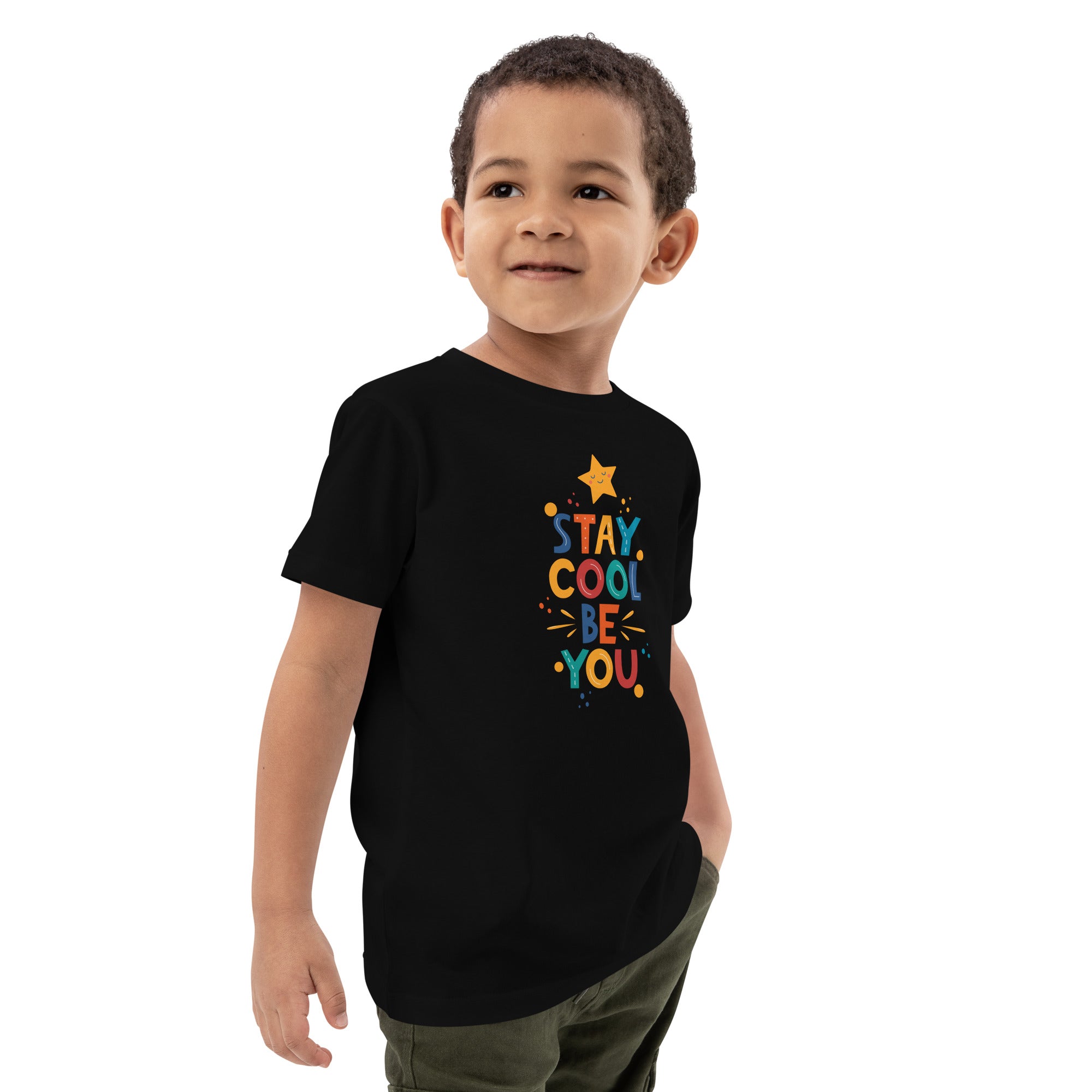 Organic Cotton Kids T-Shirt - Stay Cool Be You DK