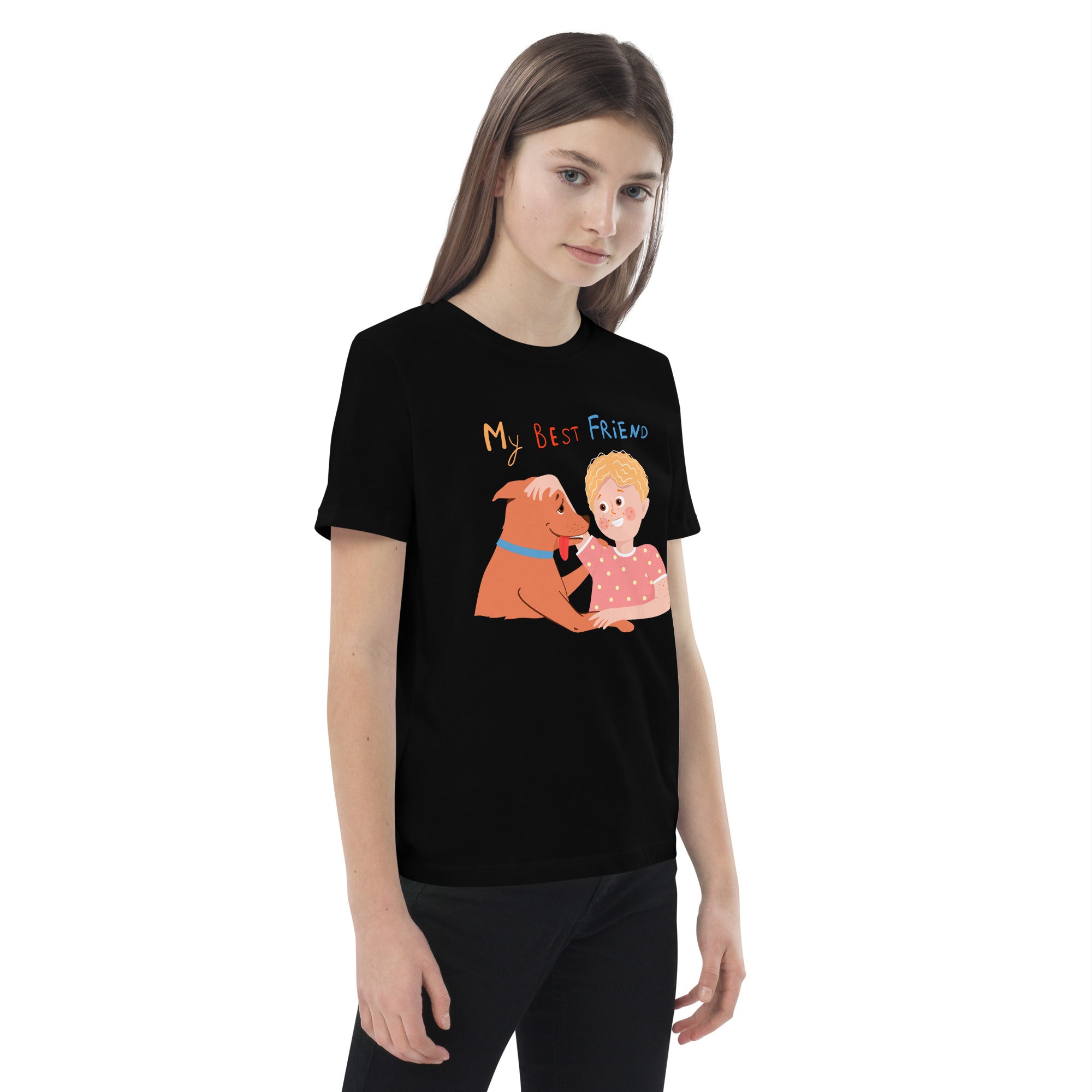 Organic Cotton Kids T-Shirt - My Best Friend DK