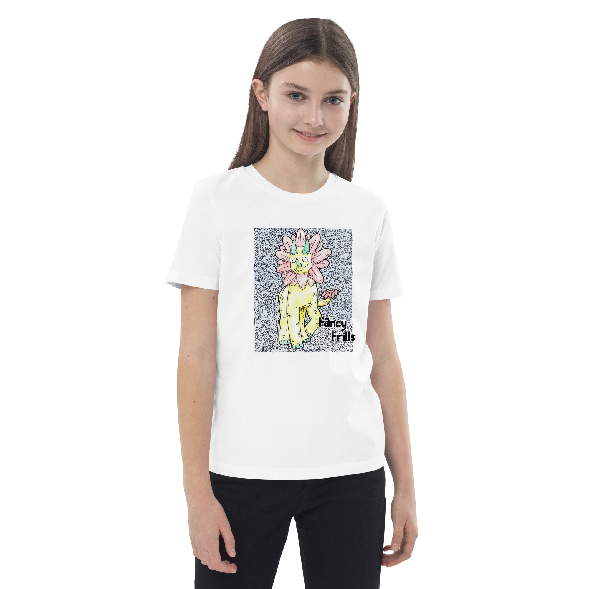 Organic Cotton Kids T-Shirt - Triceratops