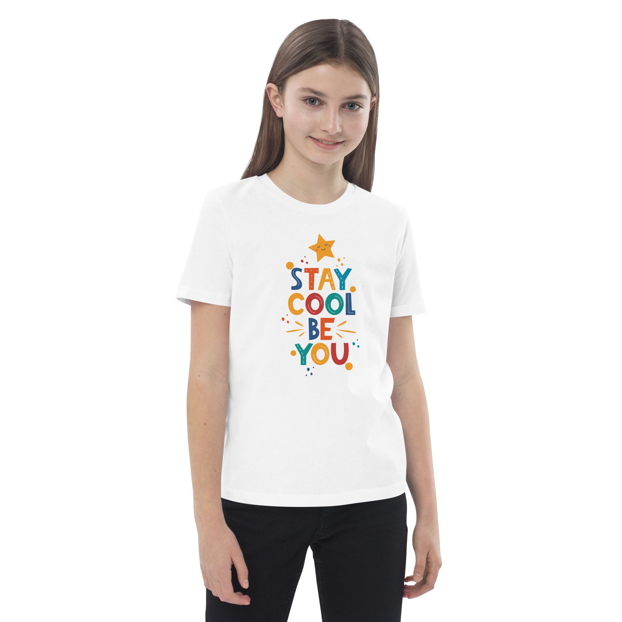 Organic Cotton Kids T-Shirt - Stay Cool Be You LT