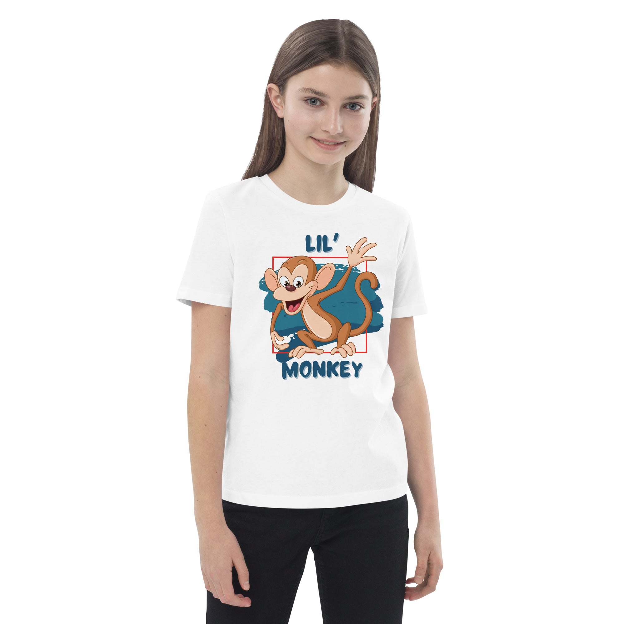 Organic Cotton Kids T-Shirt - Lil' Monkey LT