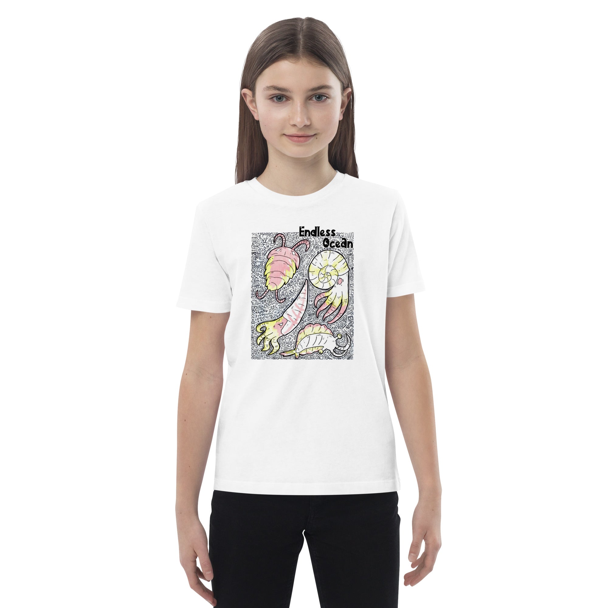 Organic Cotton Kids T-Shirt - Denizens of the Deep