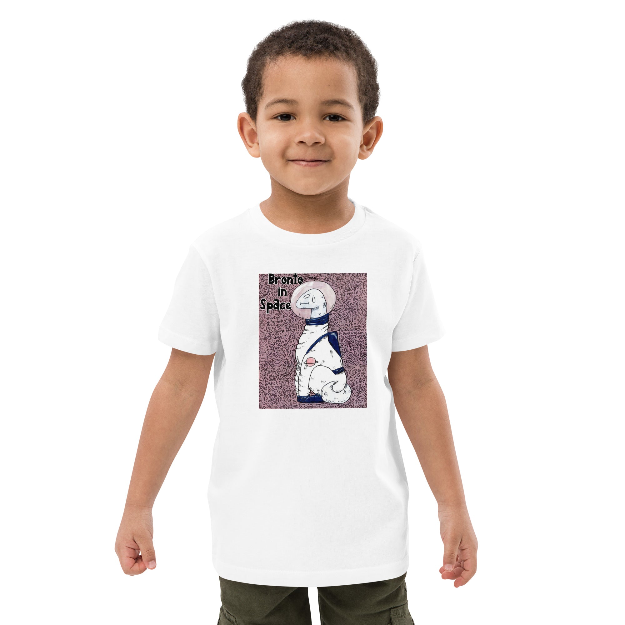 Organic Cotton Kids T-Shirt - Space Bubble