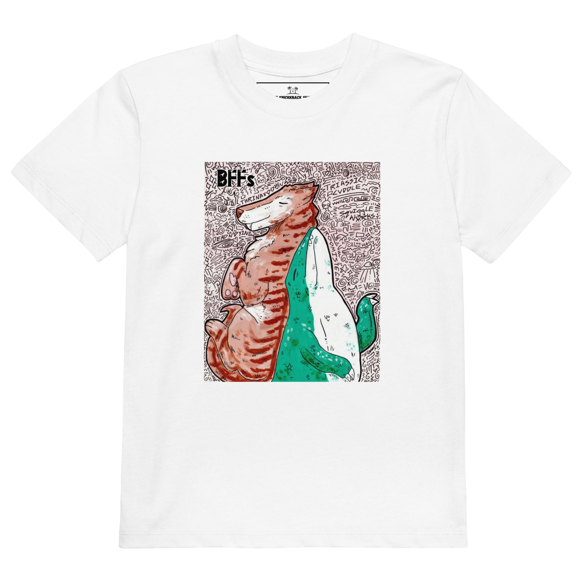 Organic Cotton Kids T-Shirt - Triassic Cuddle