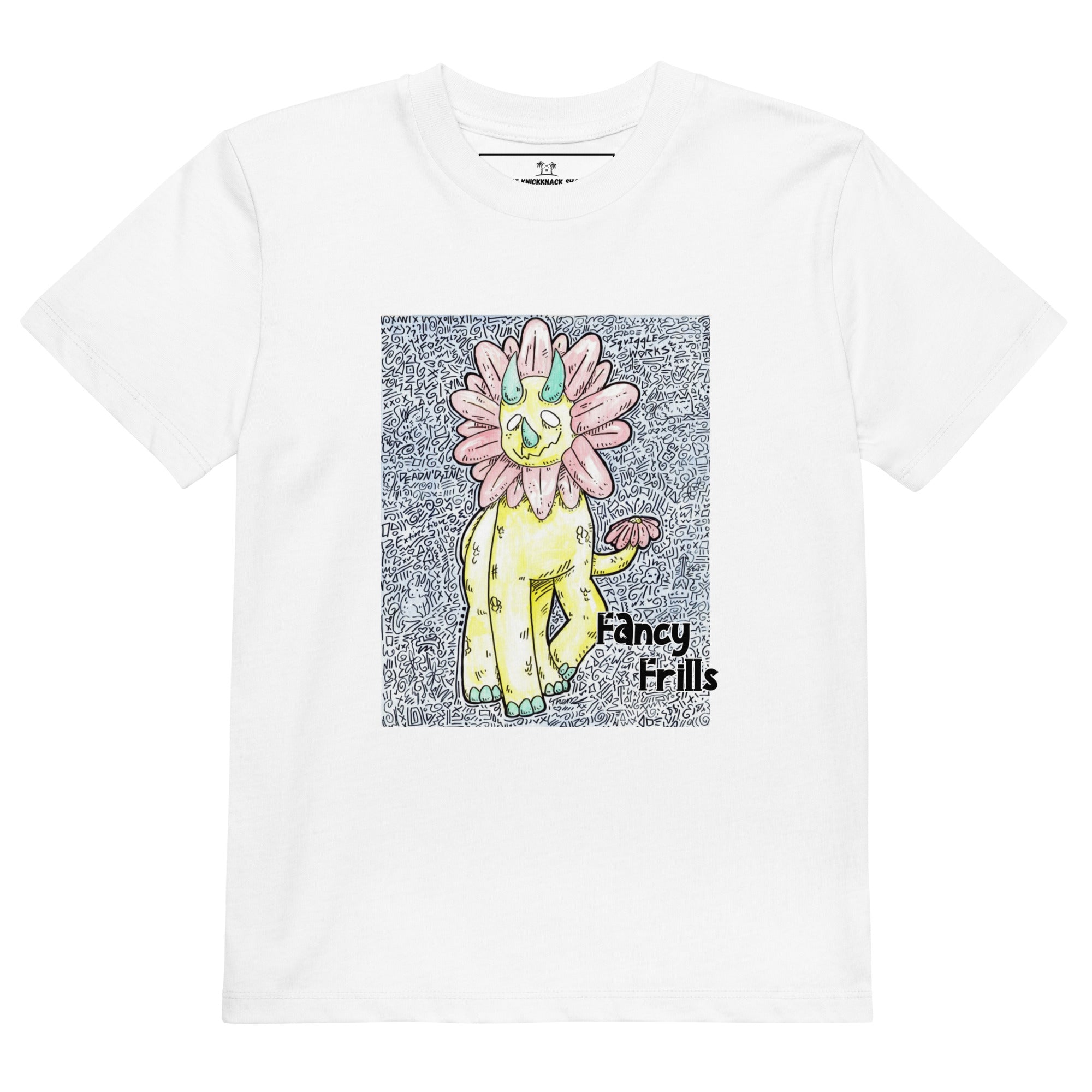 Organic Cotton Kids T-Shirt - Triceratops