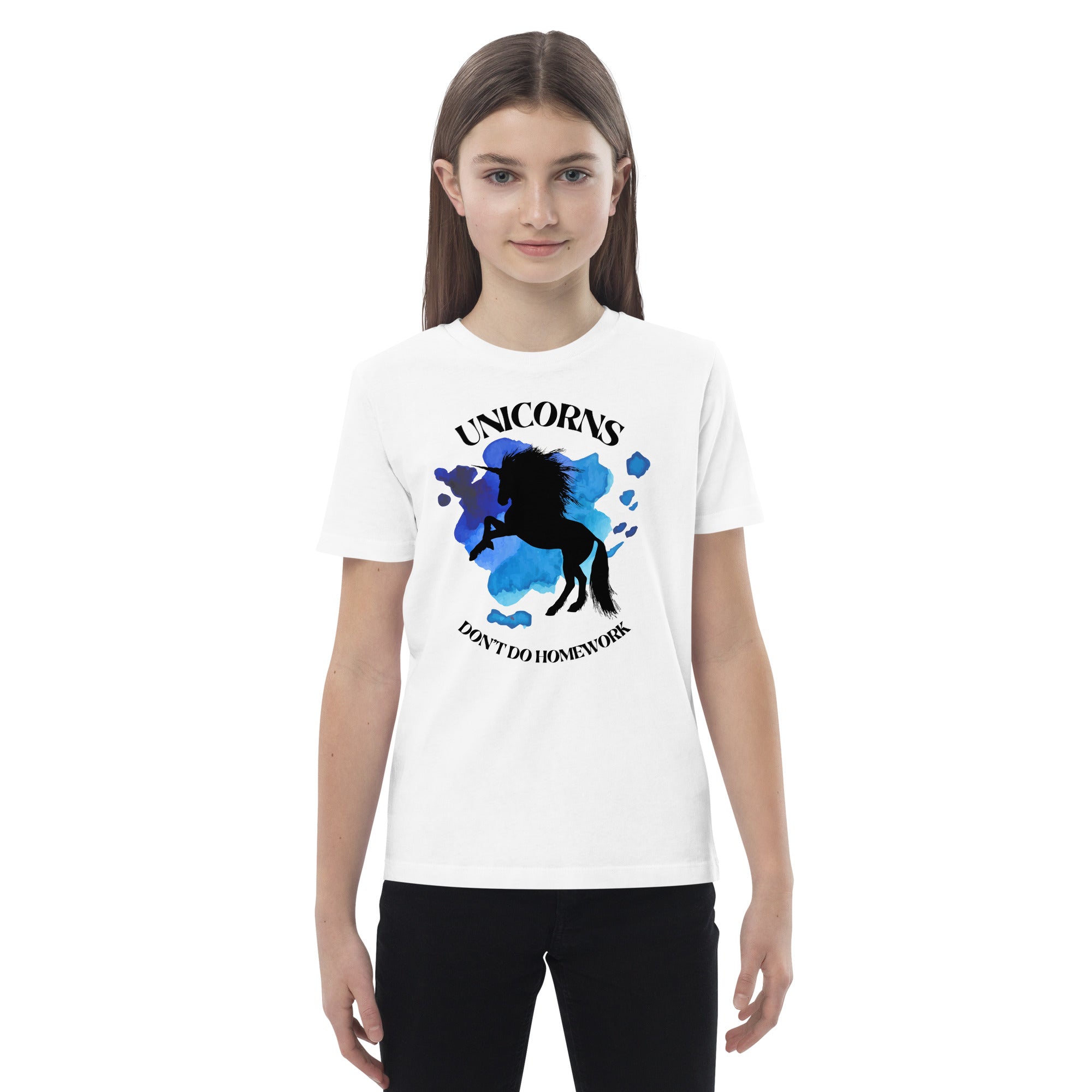 Organic Cotton Kids T-Shirt - Unicorns LT