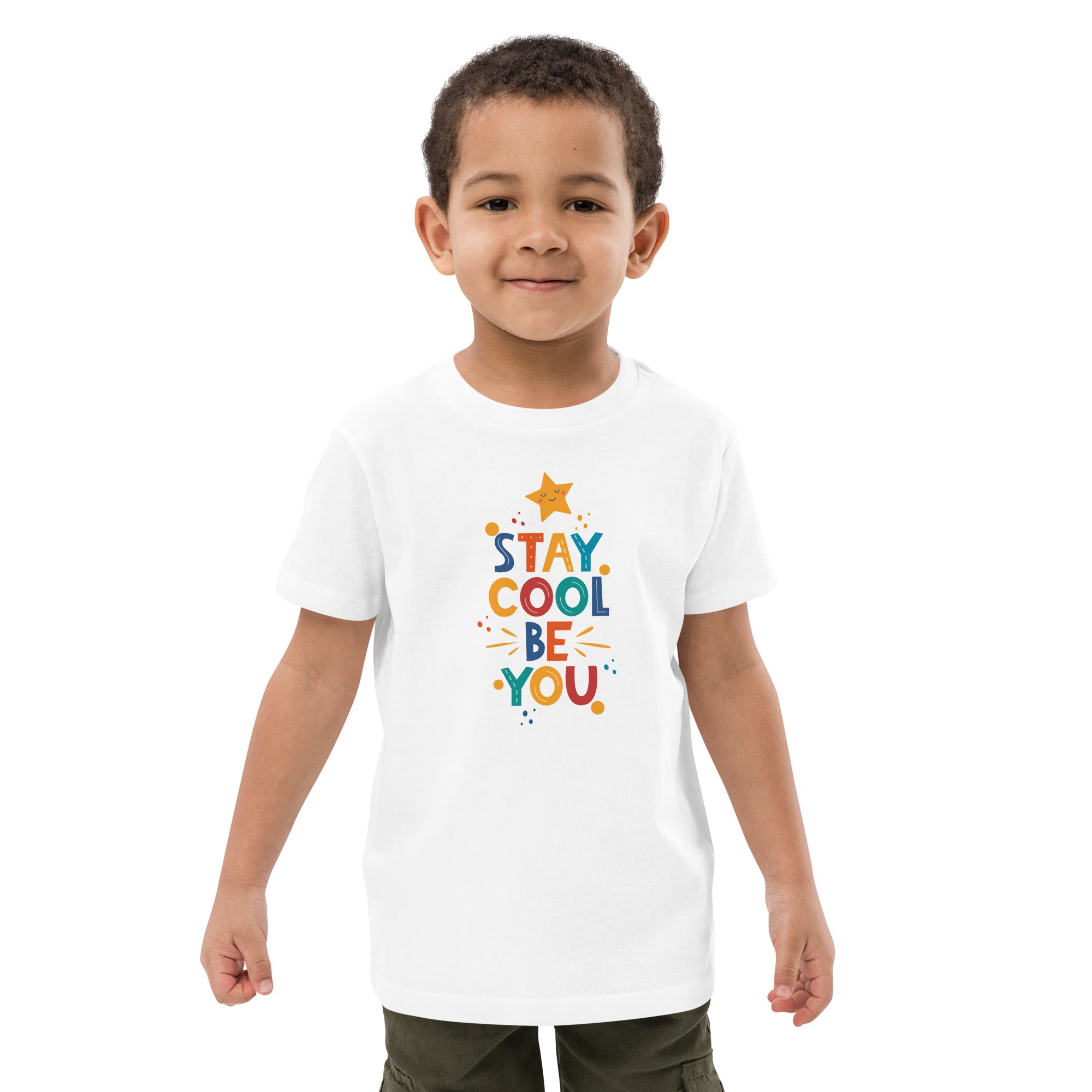 Organic Cotton Kids T-Shirt - Stay Cool Be You LT