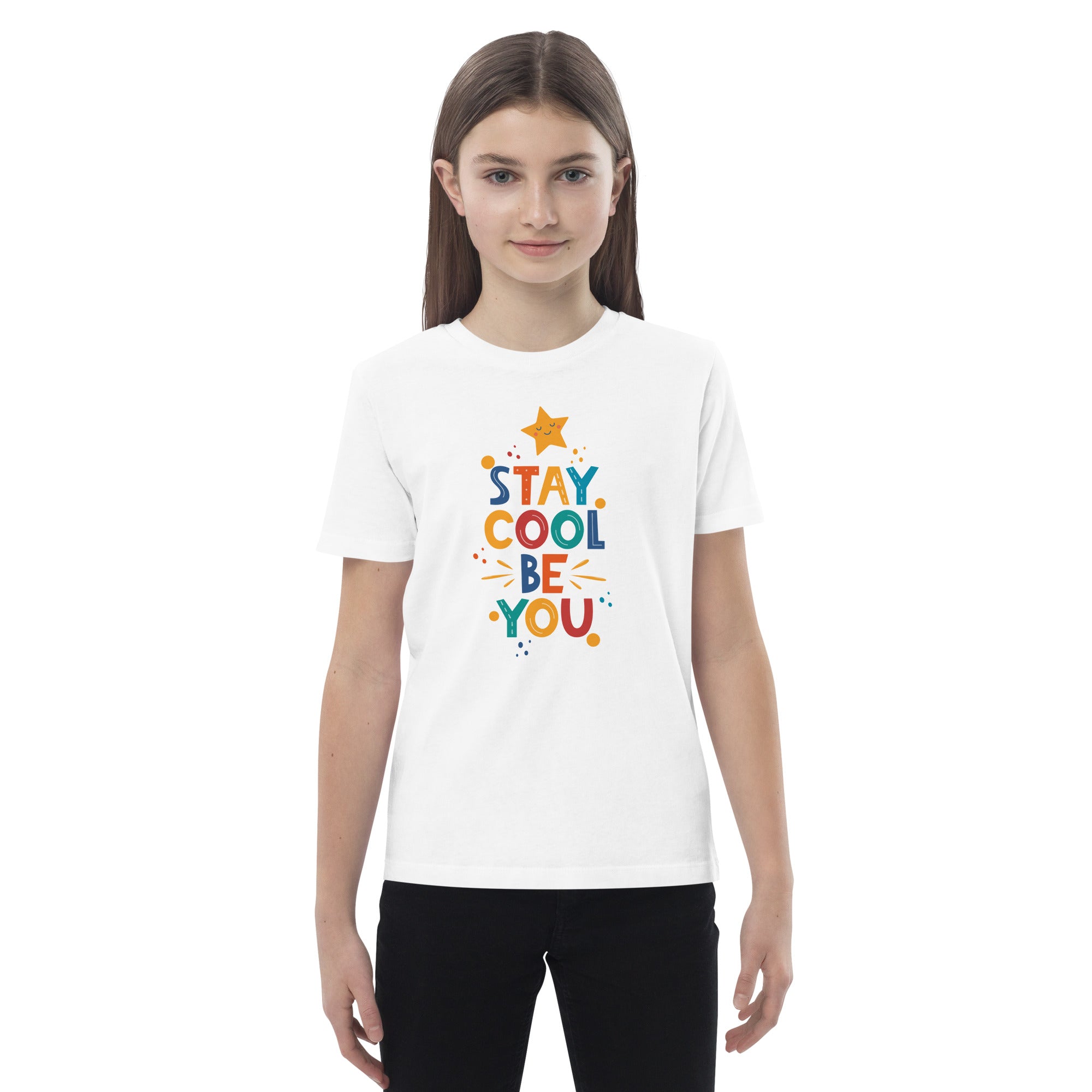 Organic Cotton Kids T-Shirt - Stay Cool Be You LT