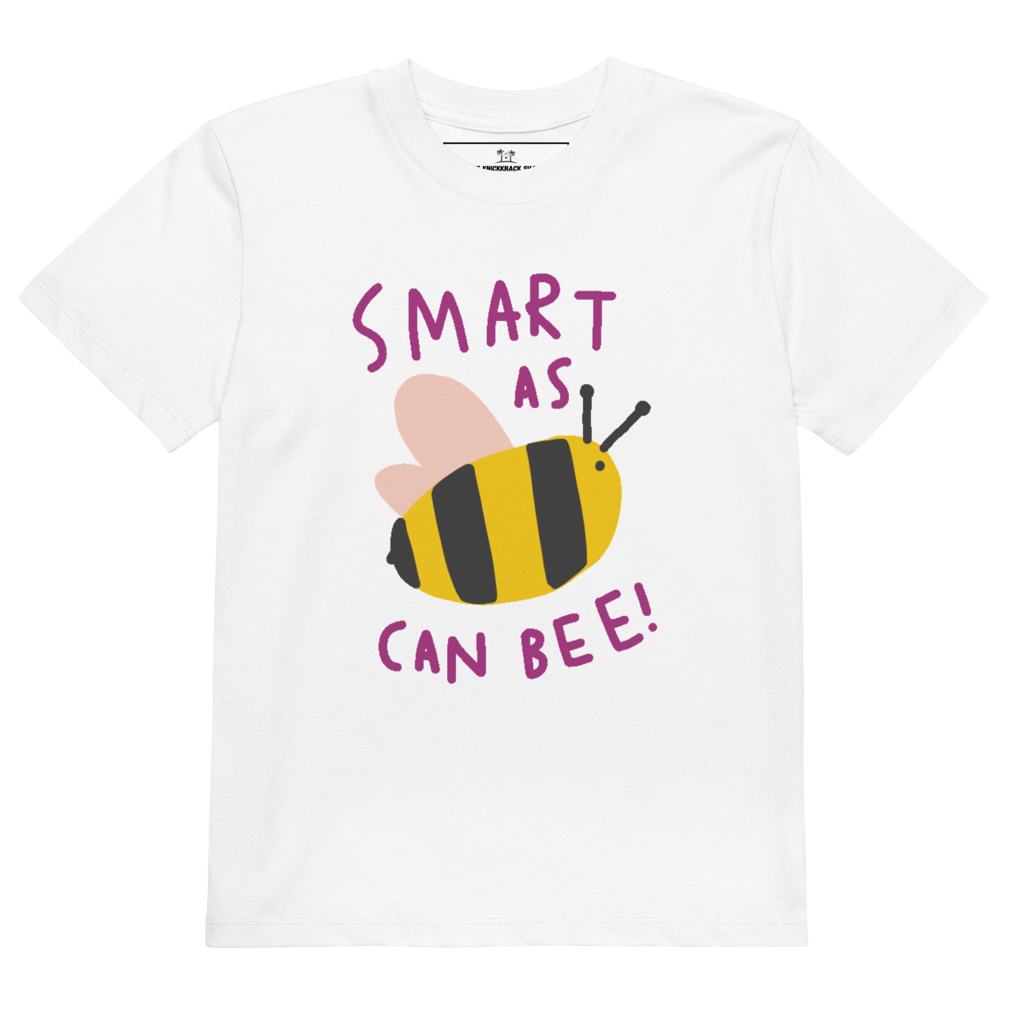 Organic Cotton Kids T-Shirt - Smart As Can Bee LT