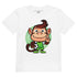 Organic Cotton Kids T-Shirt - Soccer Monkey LT