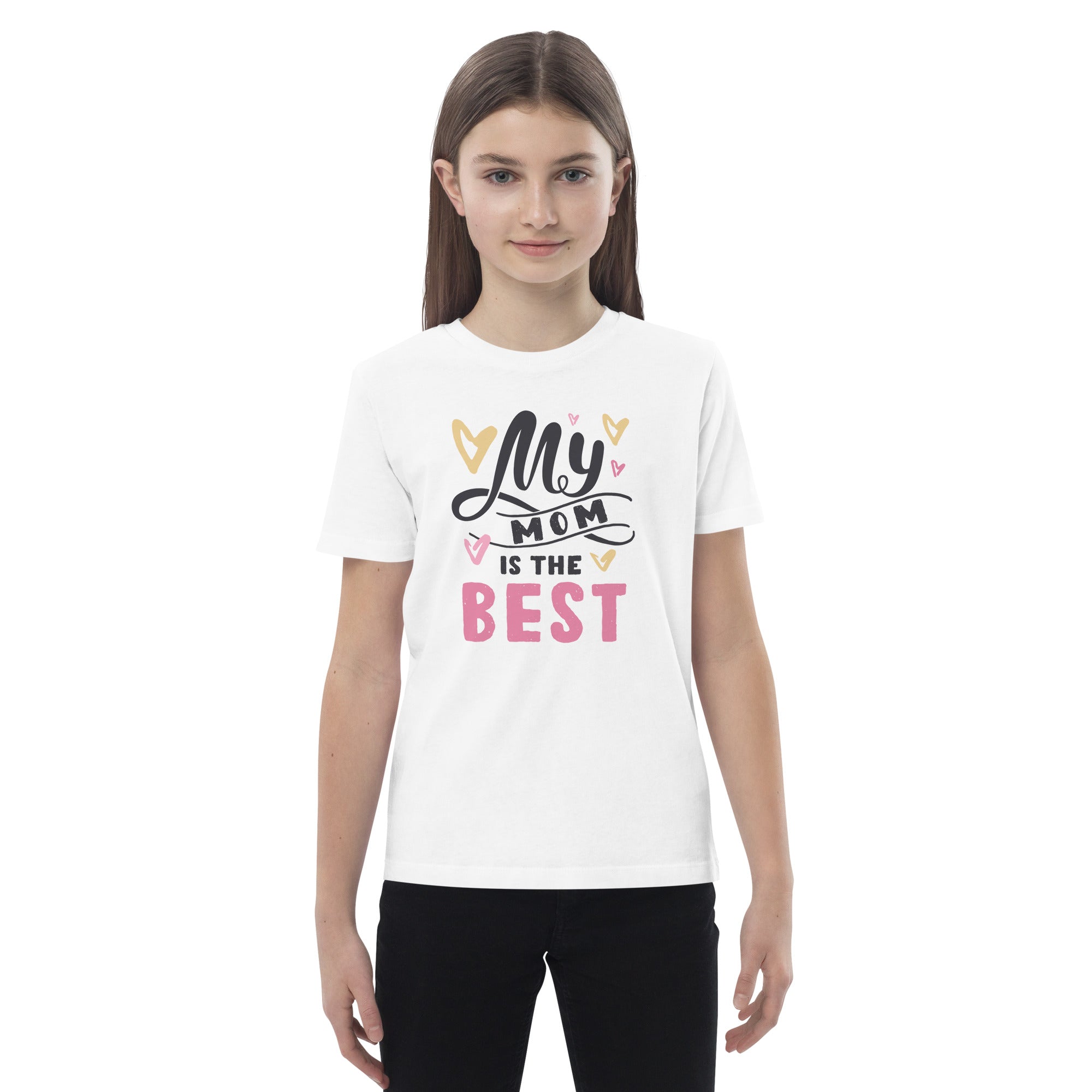 Organic Cotton Kids T-Shirt - My Mom Is The Best LT