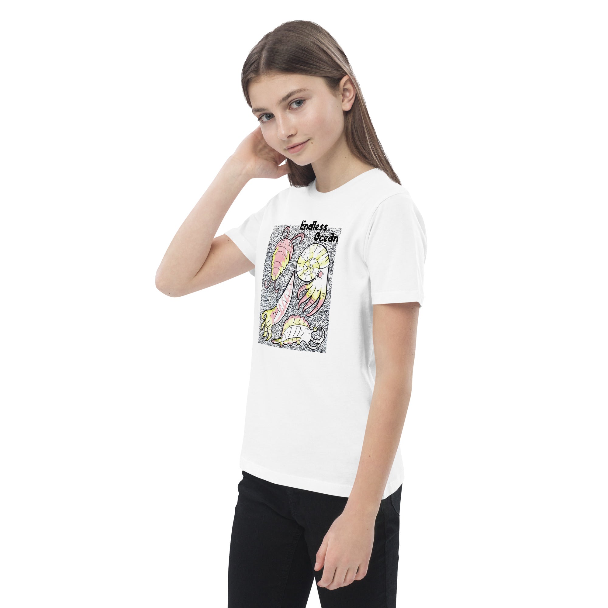 Organic Cotton Kids T-Shirt - Denizens of the Deep