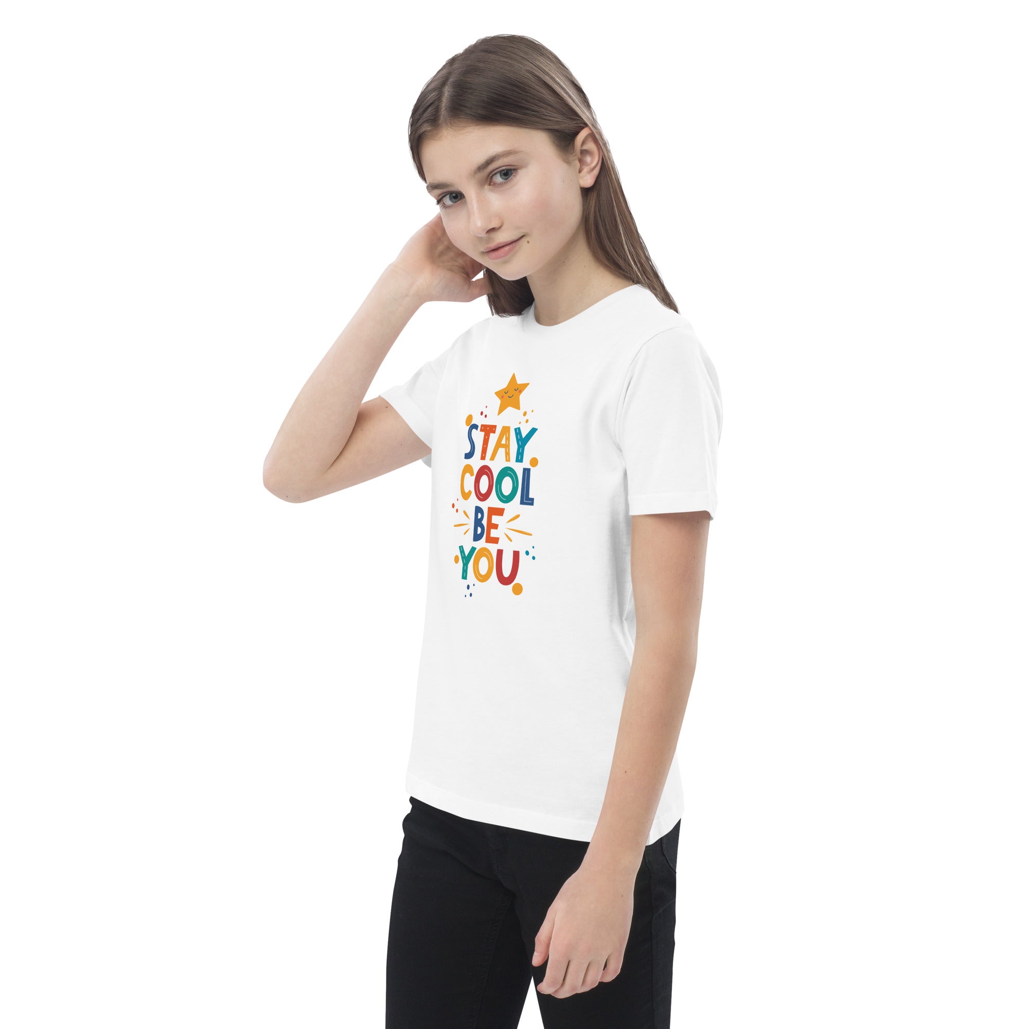 Organic Cotton Kids T-Shirt - Stay Cool Be You LT