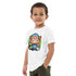 Organic Cotton Kids T-Shirt - Painter Monkey LT