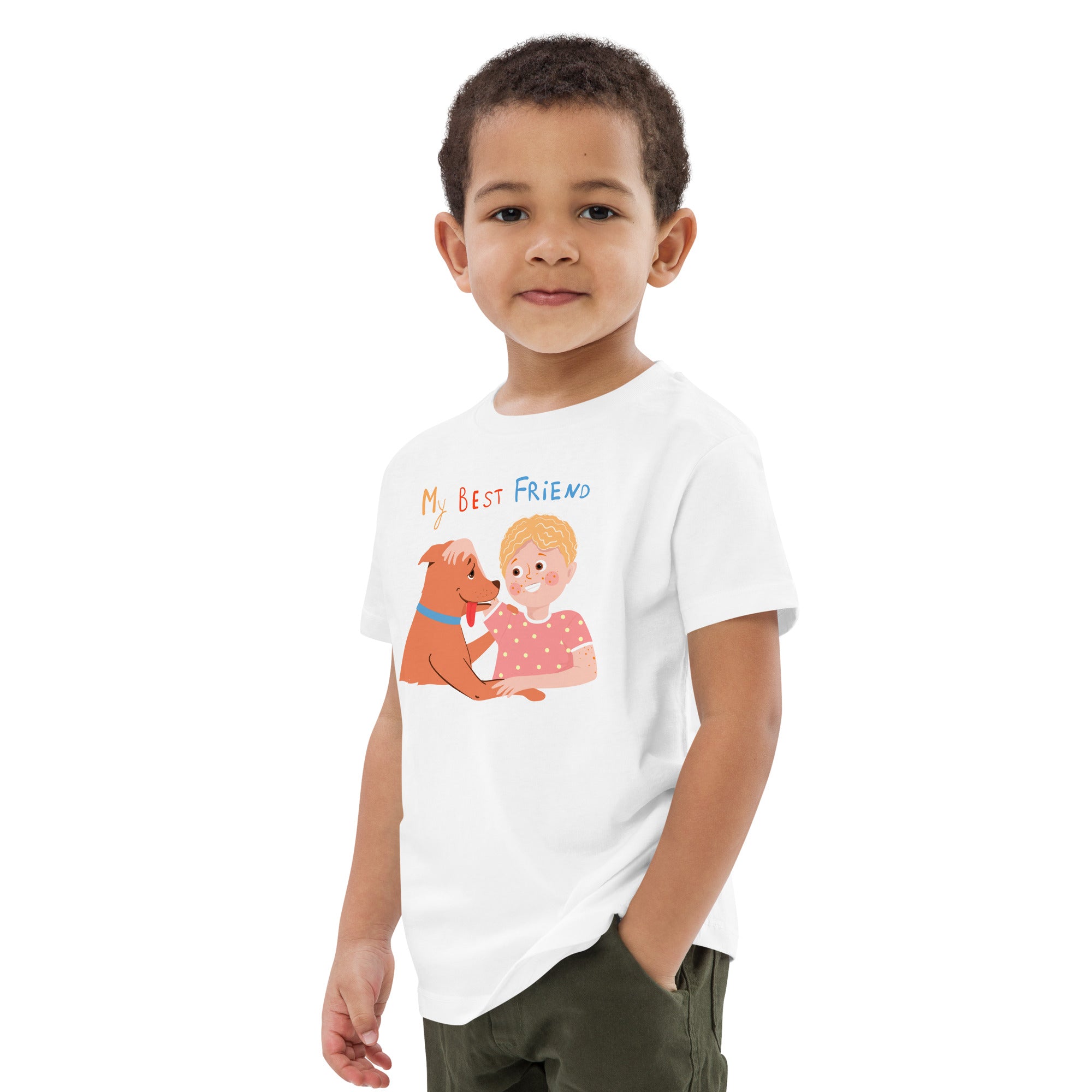 Organic Cotton Kids T-Shirt - My Best Friend LT