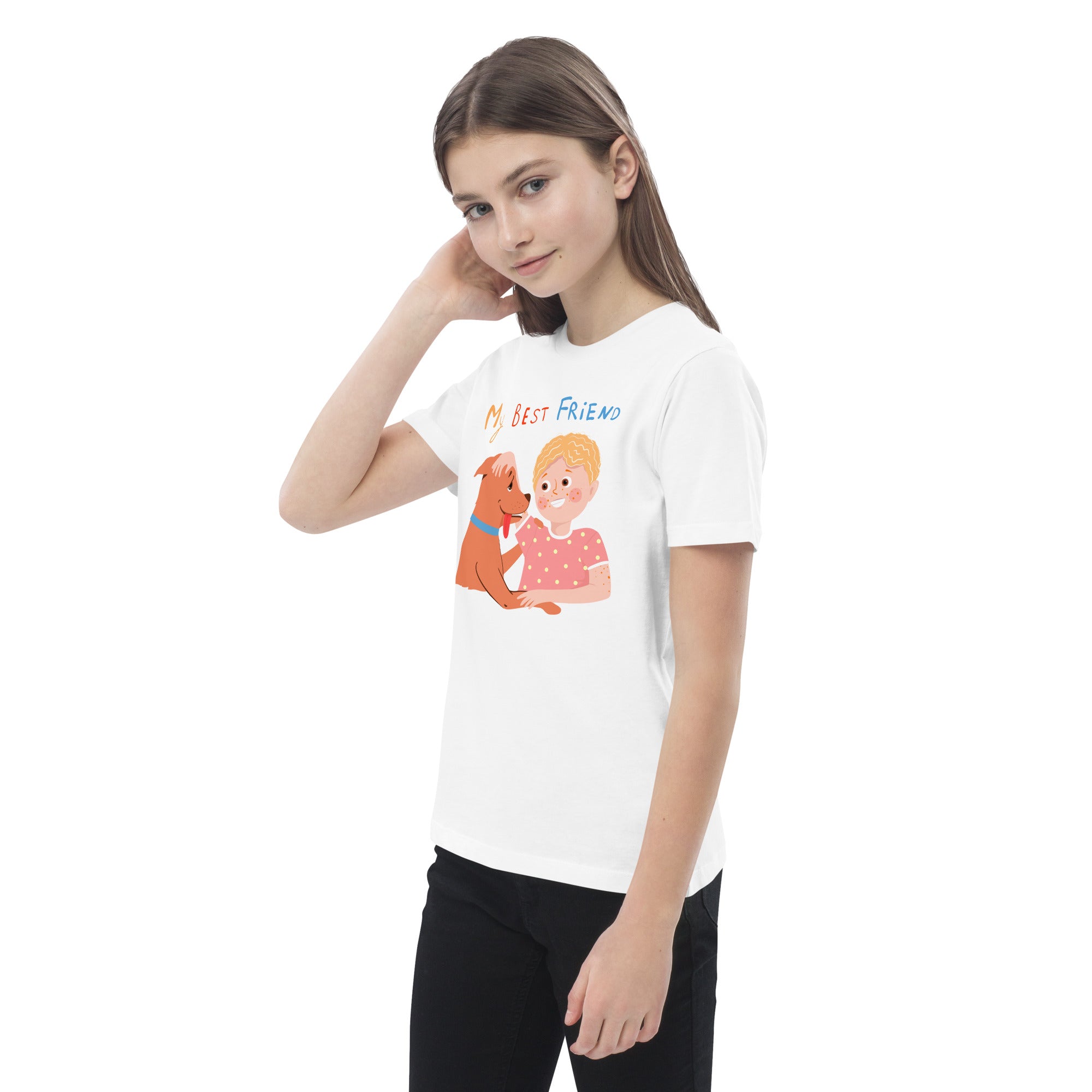 Organic Cotton Kids T-Shirt - My Best Friend LT