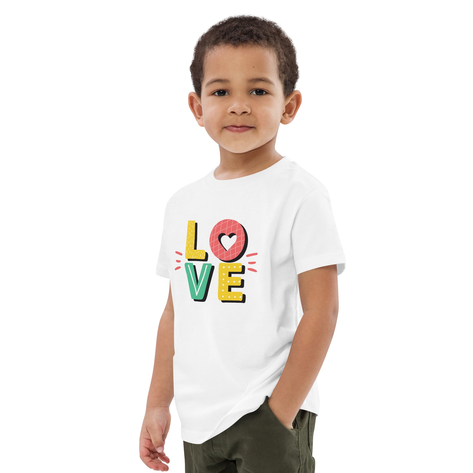 Organic Cotton Kids T-Shirt - LOVE LT