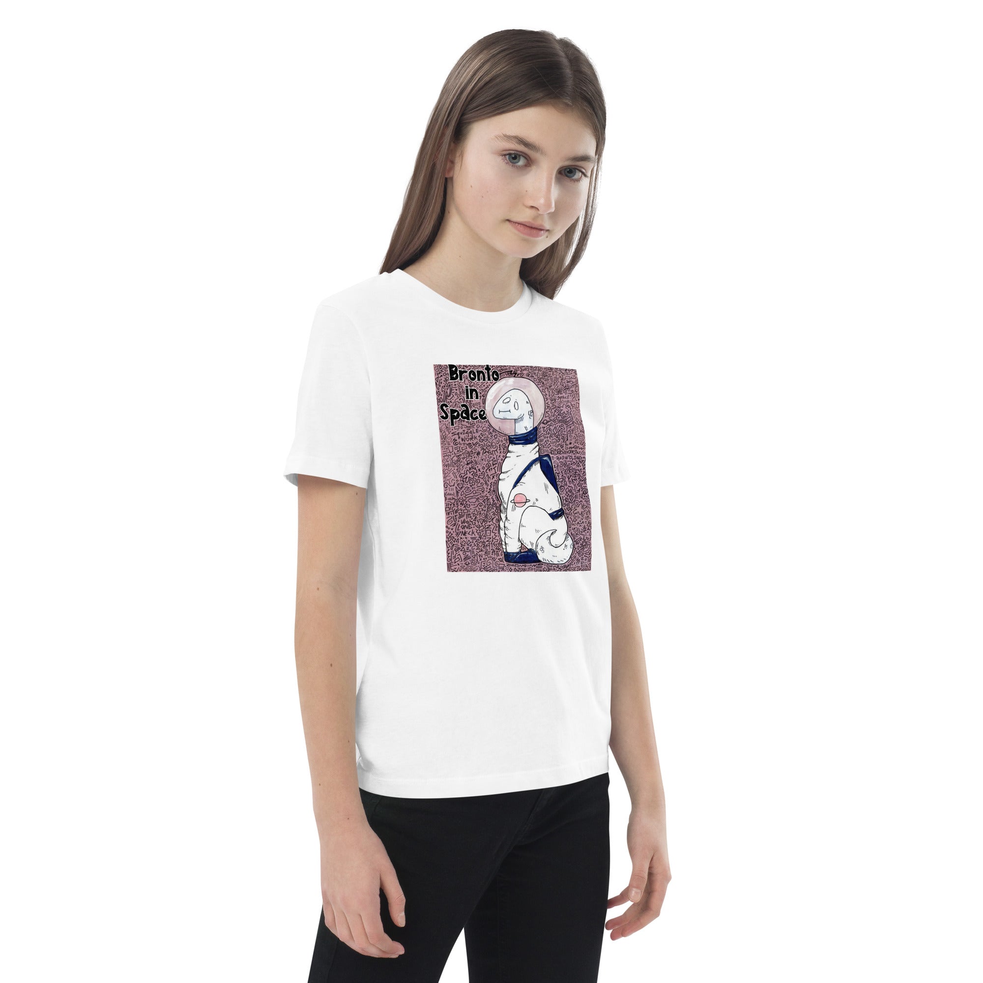 Organic Cotton Kids T-Shirt - Space Bubble